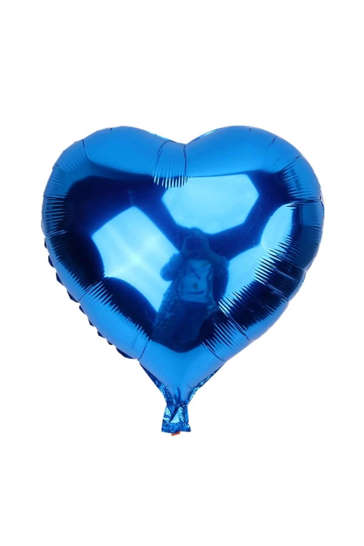 melfxxl eticaret melfxxl Kalp Balon Folyo Mavi 45 Cm 18 İnç