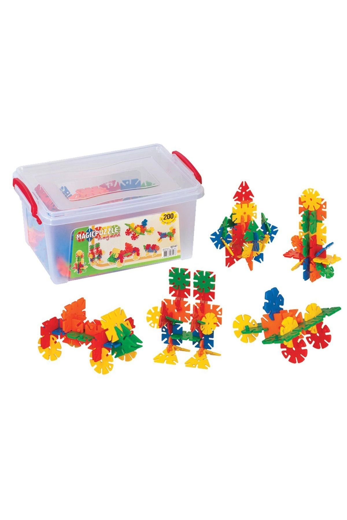 melfxxl eticaret melfxxl 03147 Magıc Puzzle Küçük Box 200 Parça