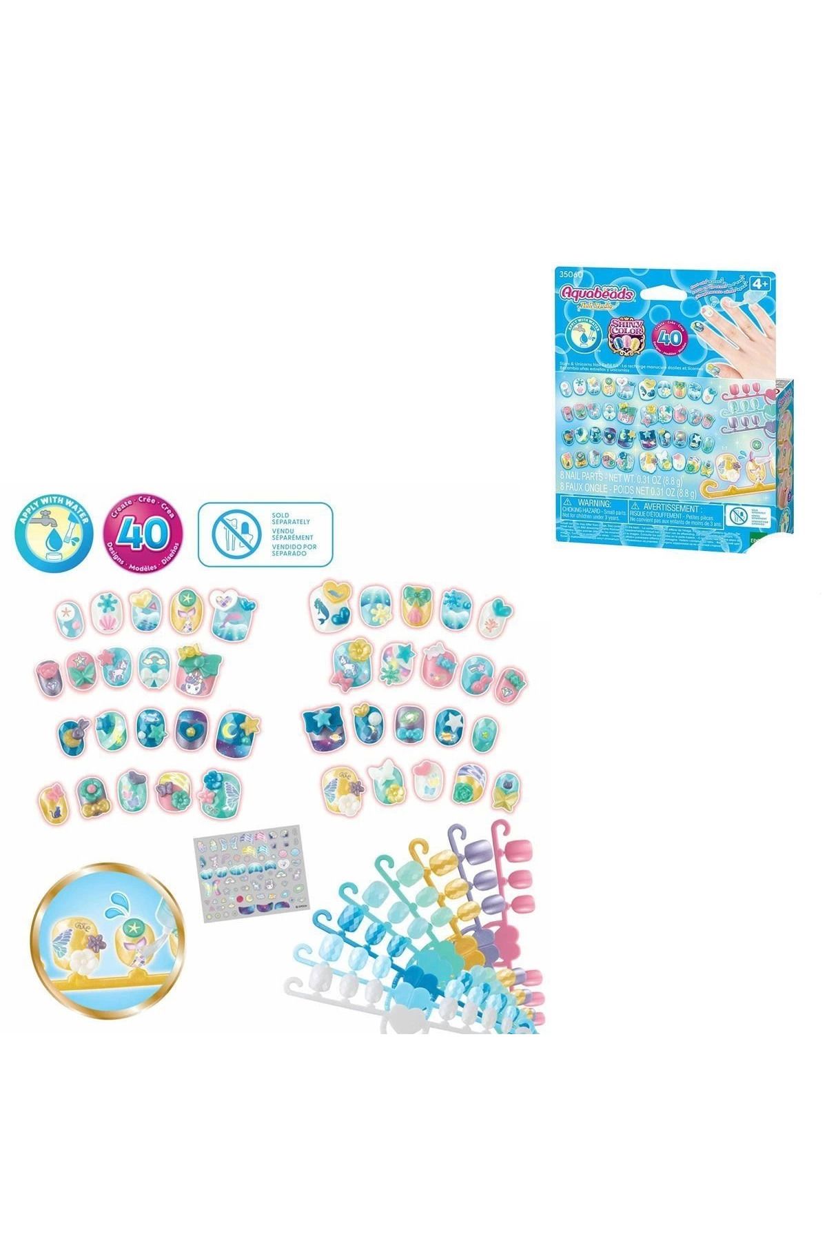 Eldenör 35060 Aquabeads Sihirli Atlar Ve Yıldızlar - Yedek Tırnak Paketi +4 Yaş