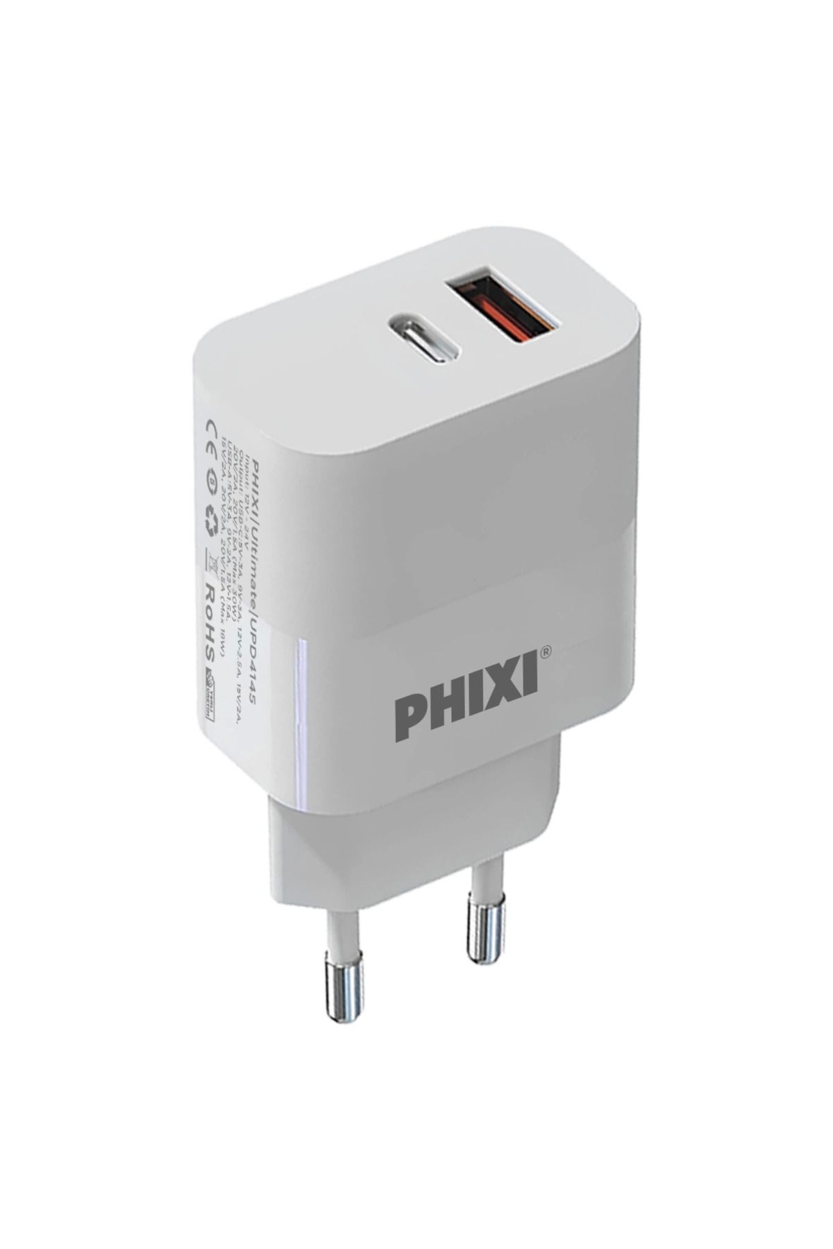ÇERÇİCİ Ultimate Upd4145 45w Pd Çift Çıkışlı Hızlı Şarj Adaptör