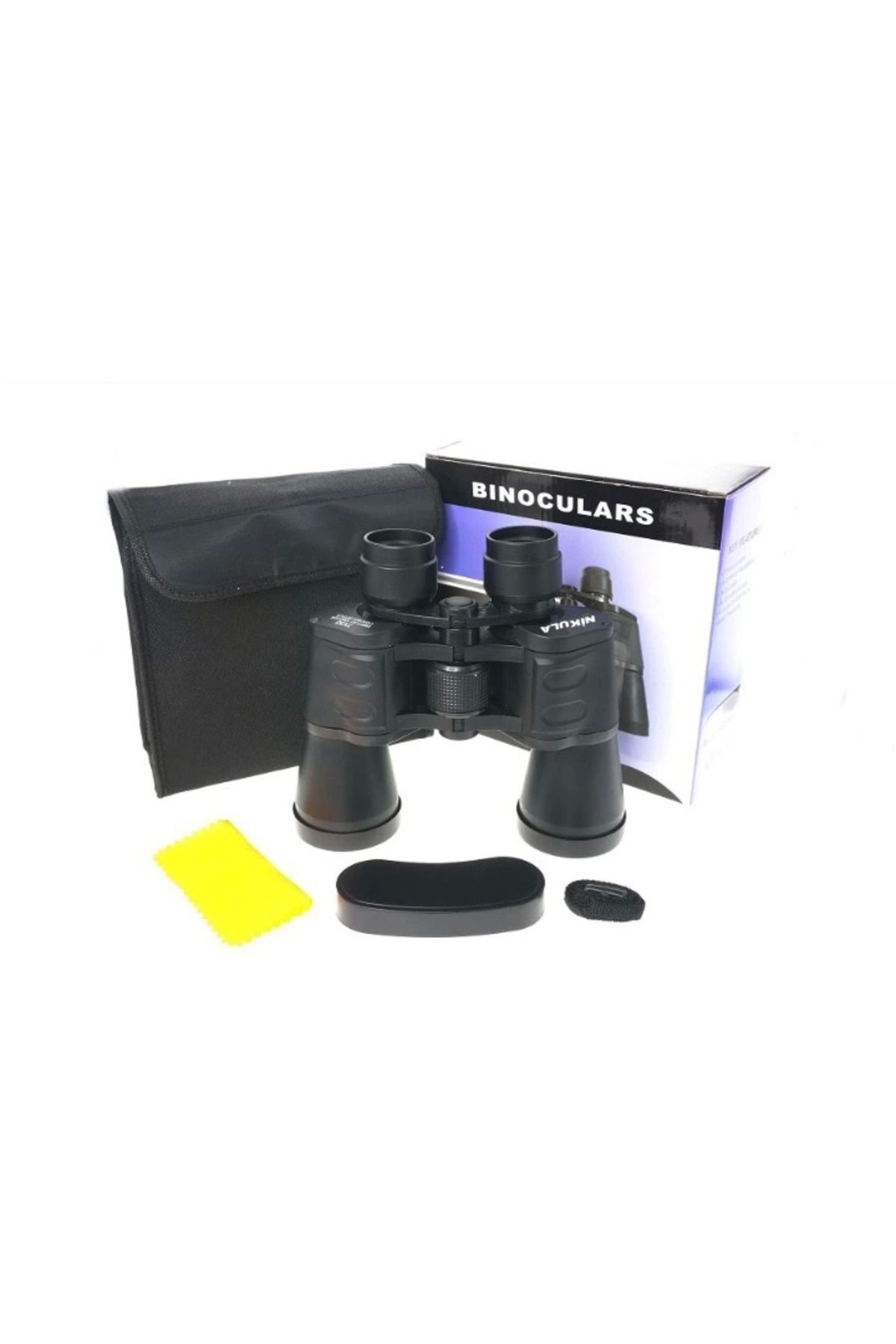 karadağsb 7X50 Kauçuk Kaplamalı Mavı Cam Mercekli Dürbün