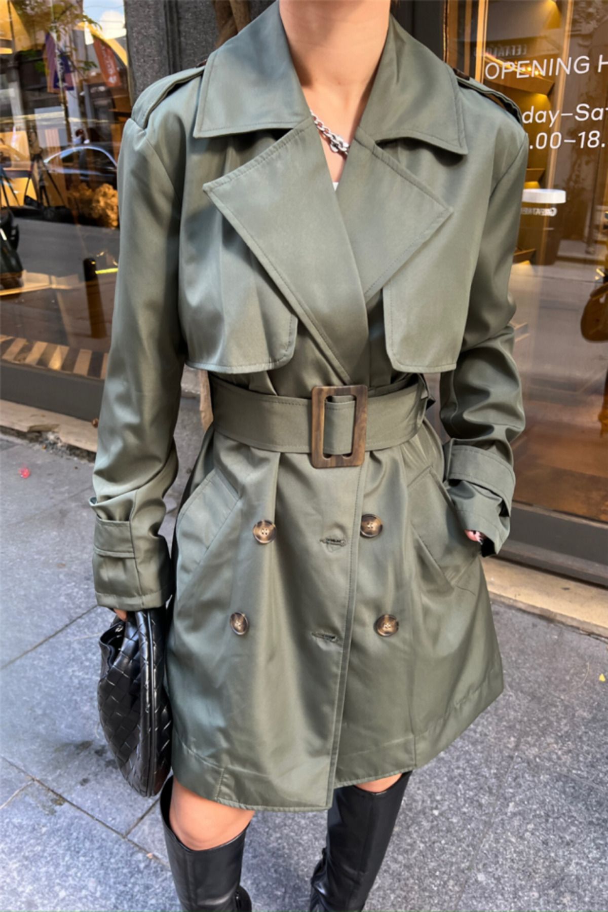 meisa TRENCH KISA  - Haki