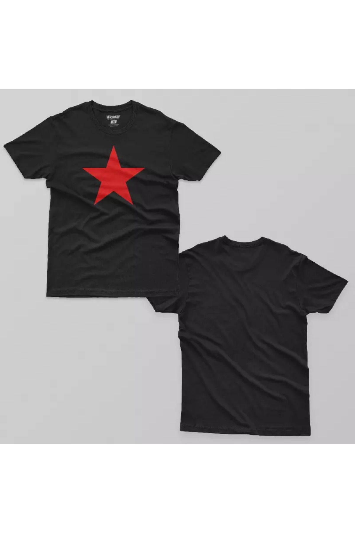 Crazy Red Star Erkek Tişört