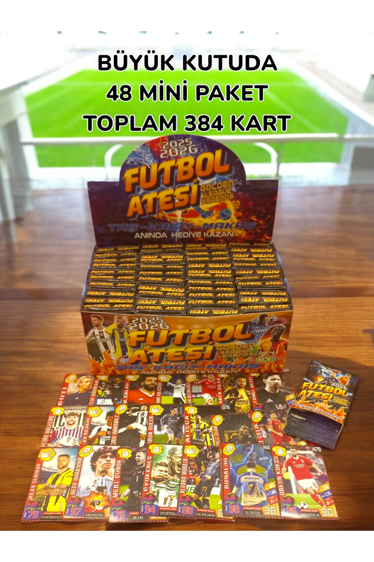 RedroX Futbol Ateşi Golden League Legends Büyük Kutulu 48 Paketli