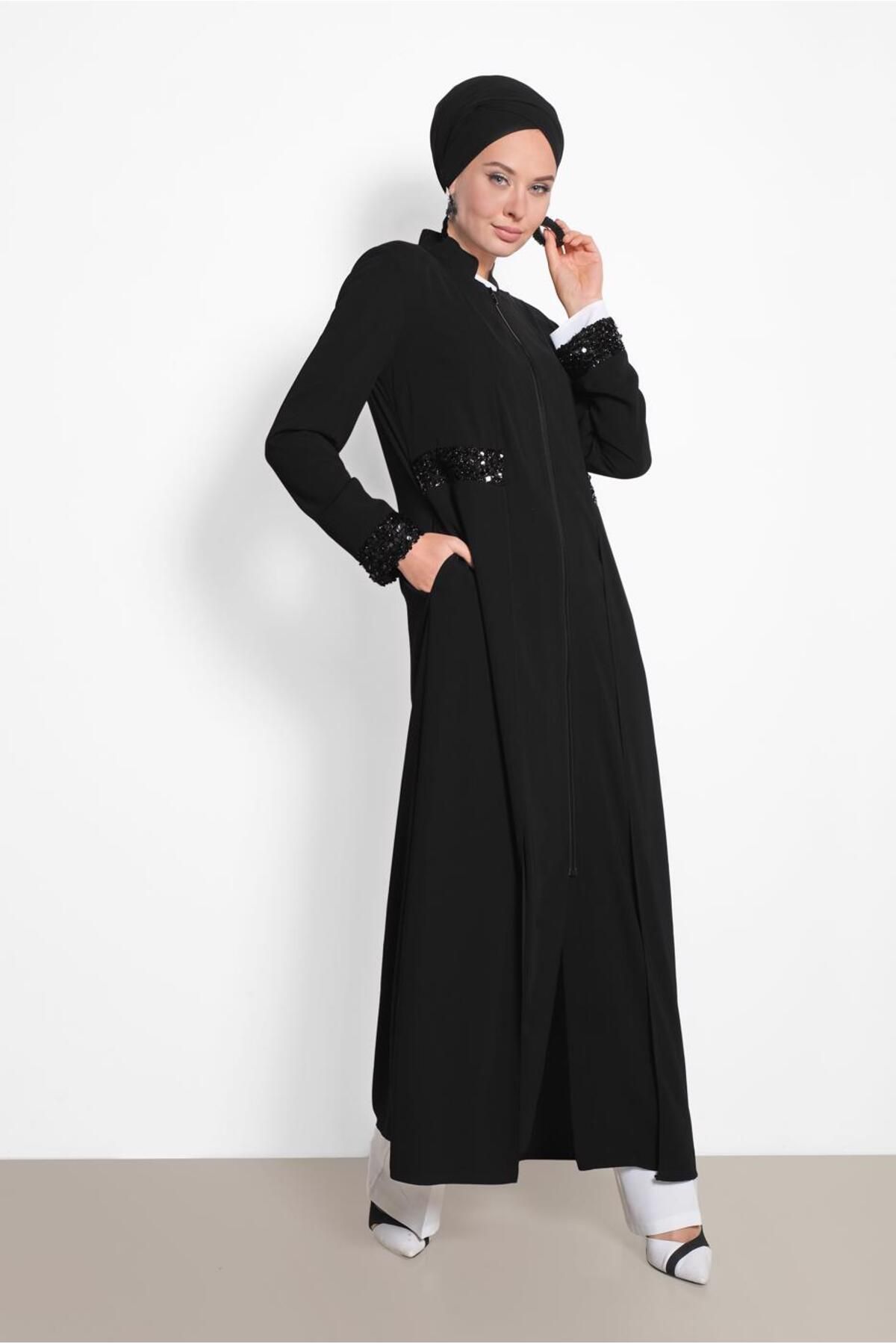 Sequin DETAILED ABAYA 8320 Alvina