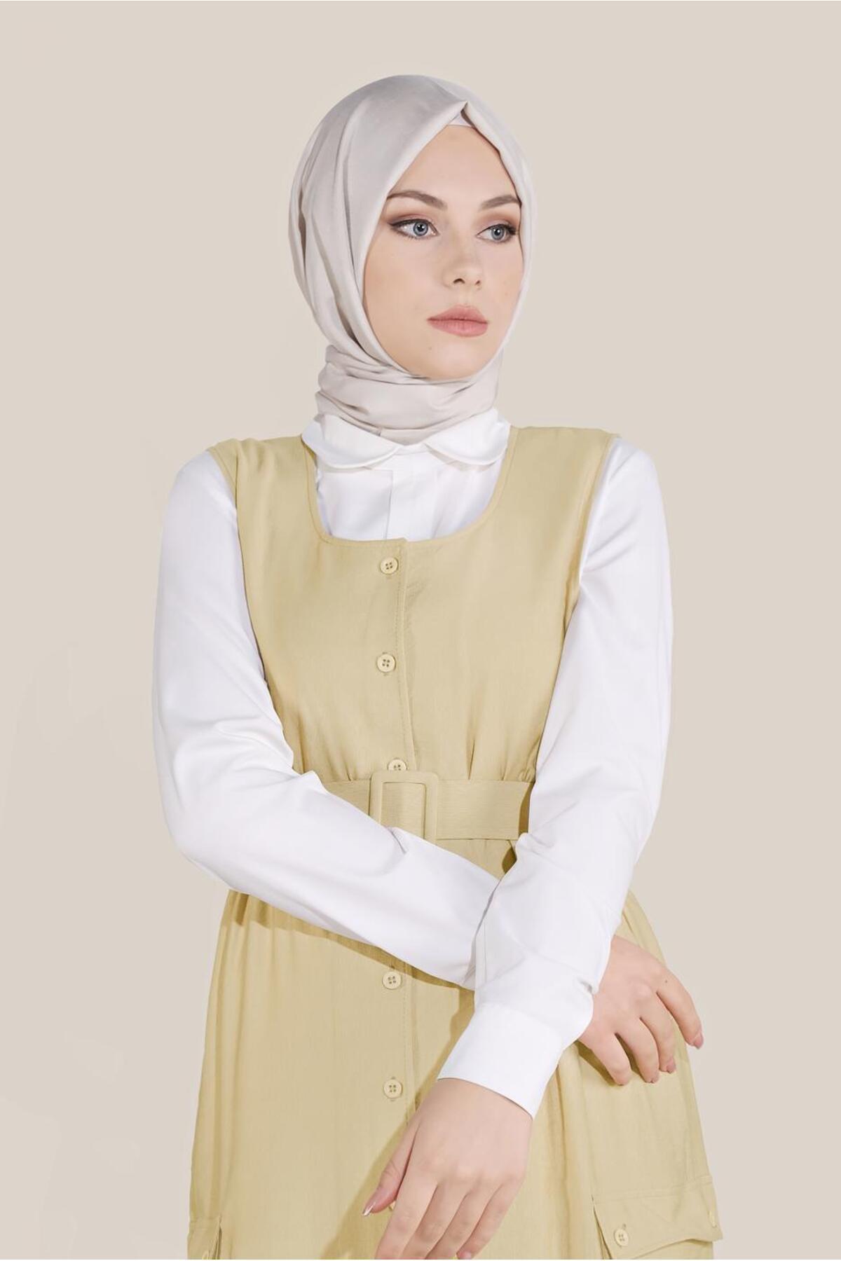 آلوینا پیراهن دکمهدار کمربنددار ۴۰۶۹۰ آلوینا پیراهن دکمهدار کمربنددار ۴۰۶۹۰