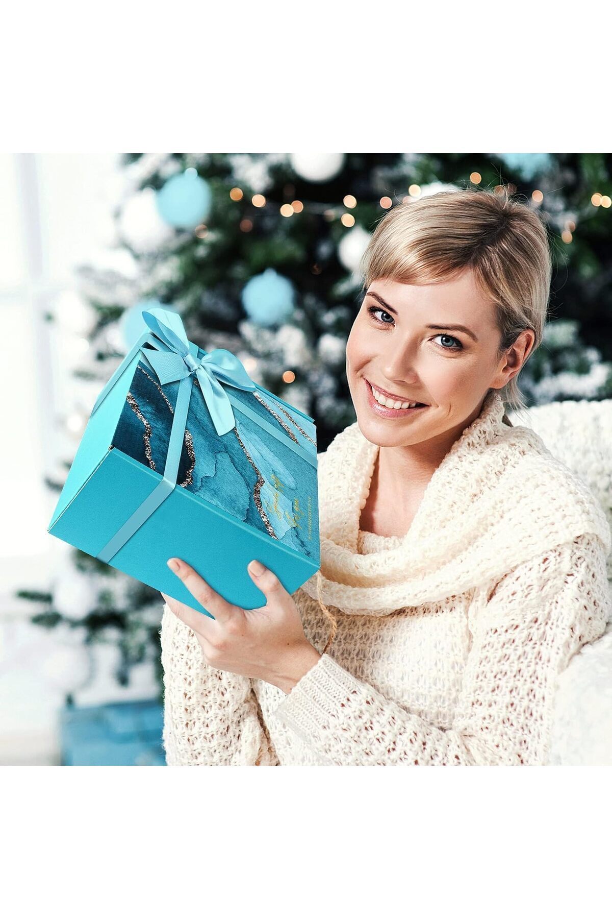 COOYA-7 PCS Bath Gift Set with Gift Box, Self Care Spa Gifts, for Unique Gift Idea 6