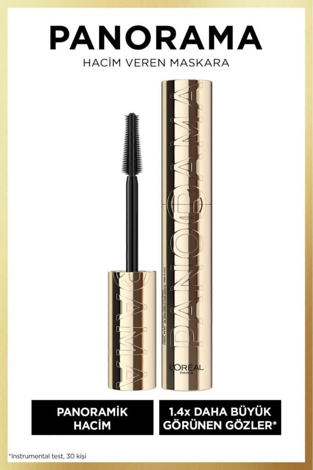 L'Oreal Paris ماسكارا بانوراما ضخمة، لتكثيف الرموش وتطويلها