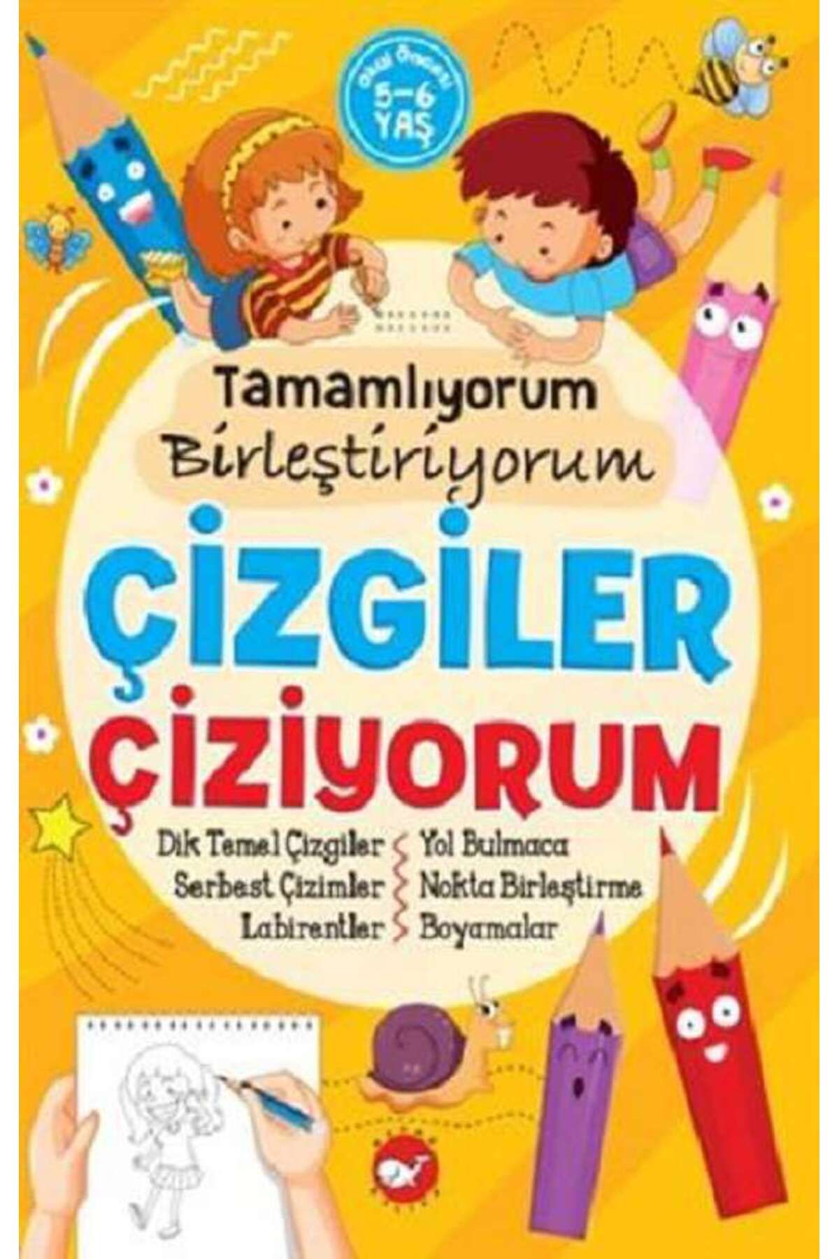 Beyaz Balina Yayınları Tamamlıyorum Birleştiriyorum - Çizgiler Çiziyorum
