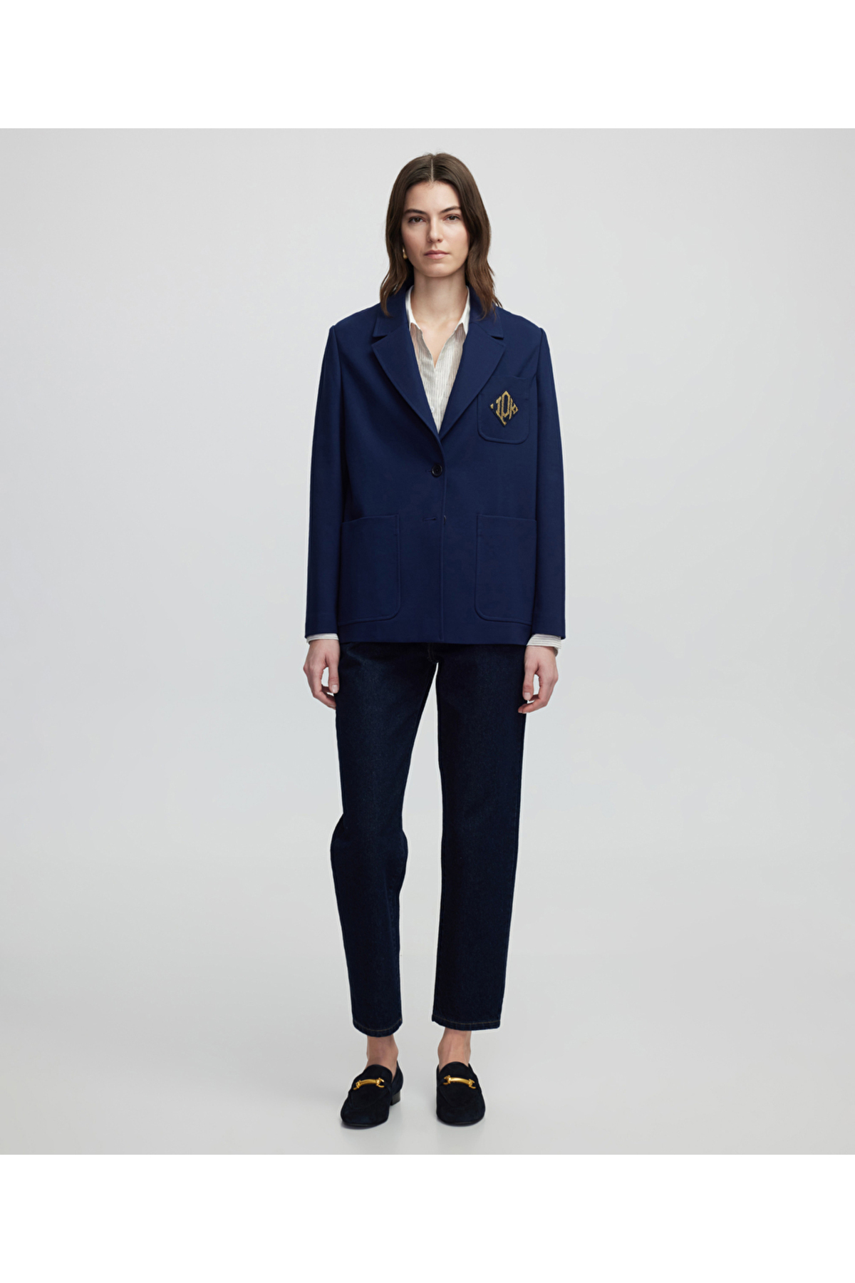 İpekyol  Kontrast nakışlı ceket - Görsel 2