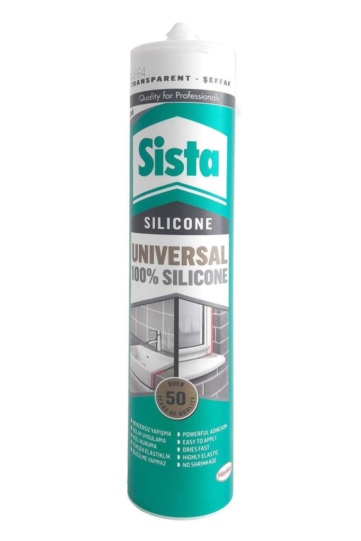NEZADE STORE Sista Üniversal Şeffaf Silikon 280 ml