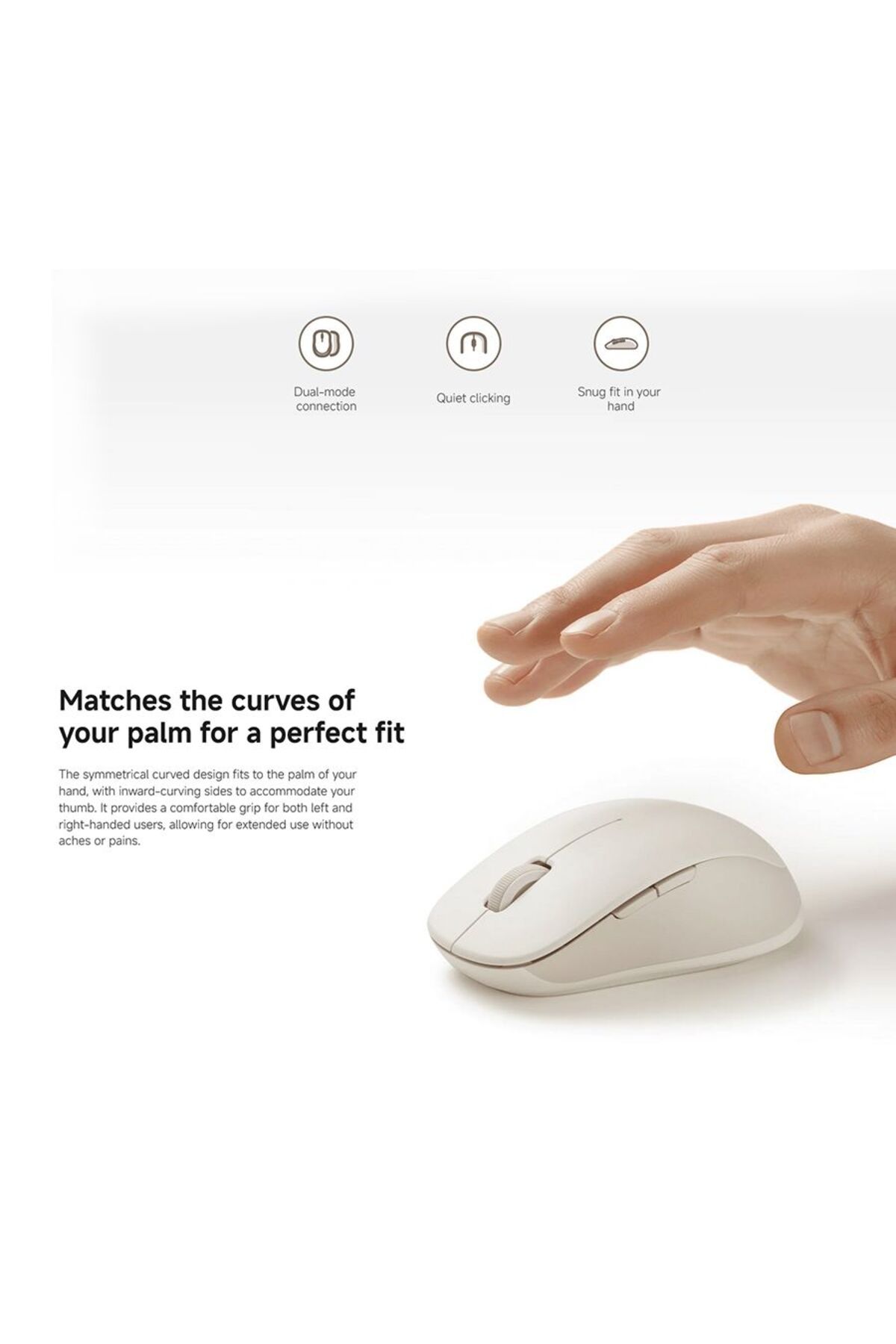 Xiaomi-Dual-mode Wireless Mouse 2 BHR8849GL - White 6