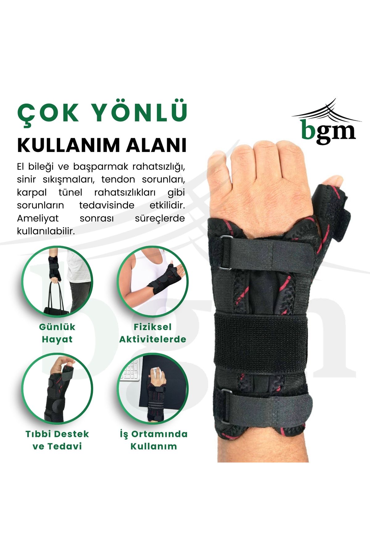 bgm-Thumb Splint Supported Wrist Splint High Quality Fixation Splint 2