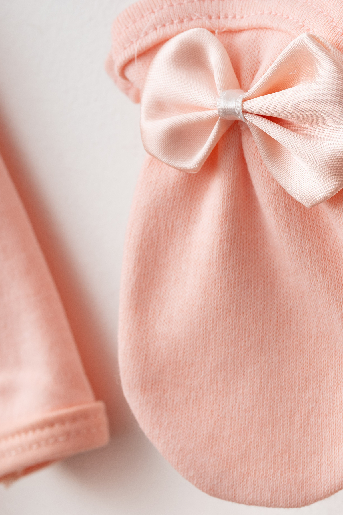 Ponpon Baby Hastane Çıkışı 10'lu Dantel Detaylı Fiyonklu Pamuklu Hediyelik Lüx Set fotoğrafı 4 (önizleme)