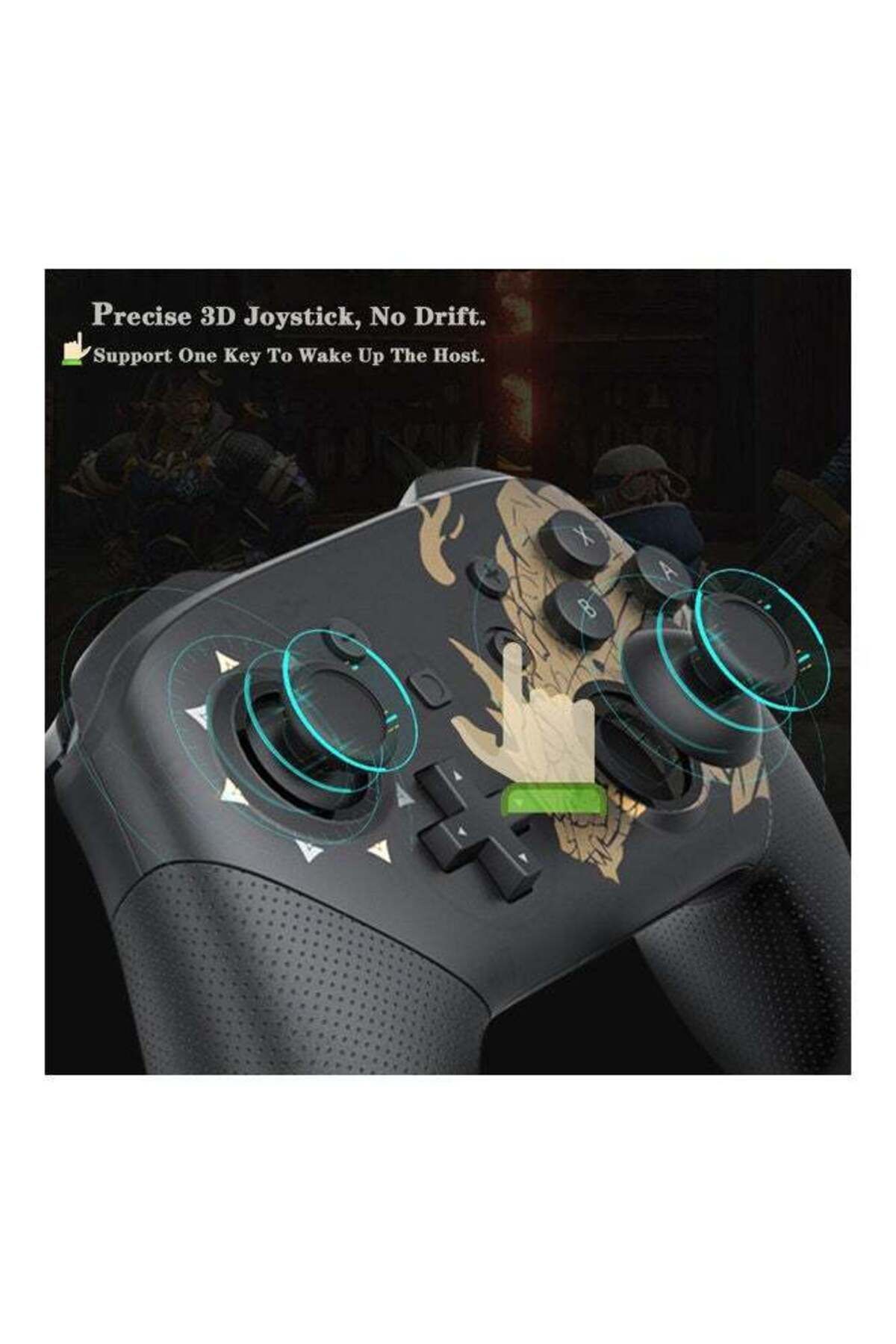COOYA-Switch Pro Controller With NFC, Wake Function- wireless 5