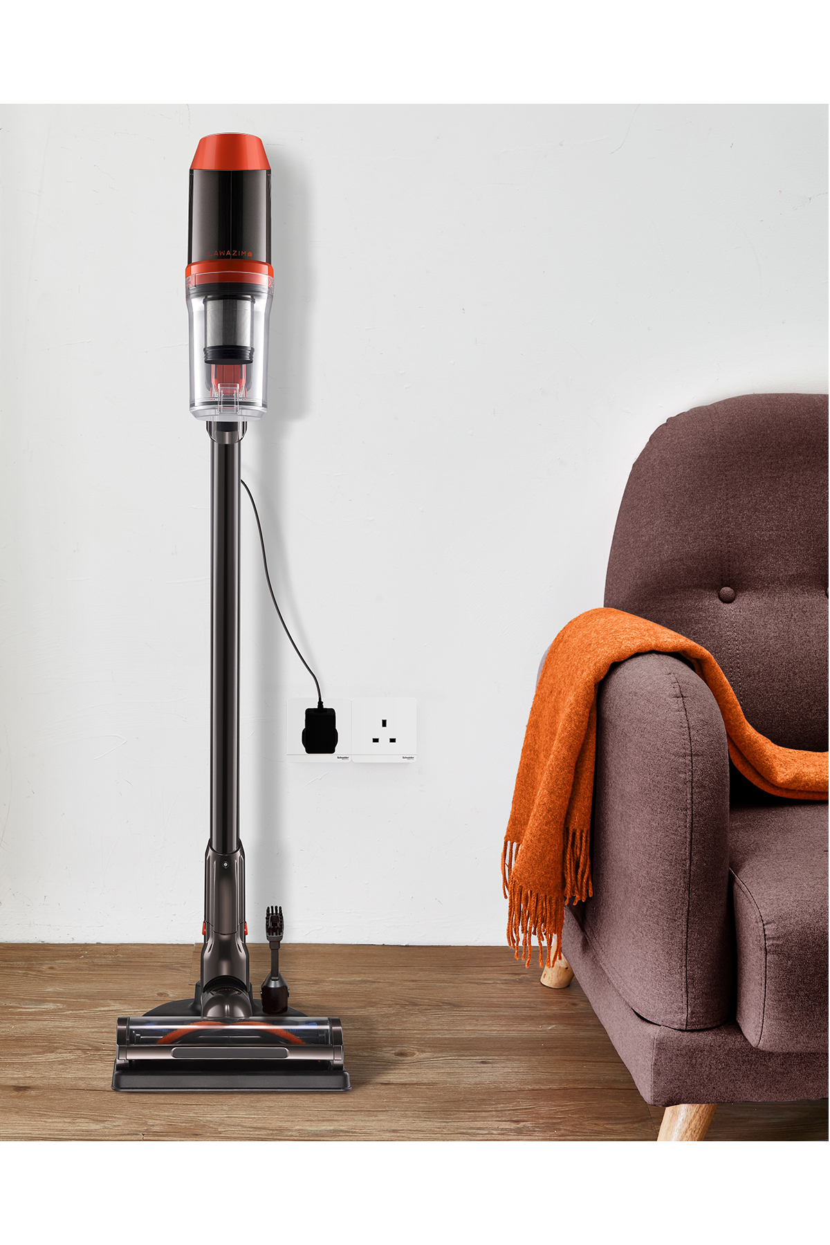 مكنسة كهربائية لاسلكية 22.2 فولت - سرعة متغيرة، فل...