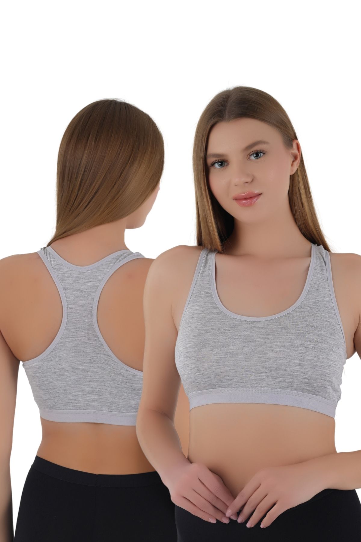 ARMİLLİA DİMODA Crop Sportiv Fără Tampoane Cu Bretele Groase Pentru Femei | S-m, L-xl Femeie - S/M