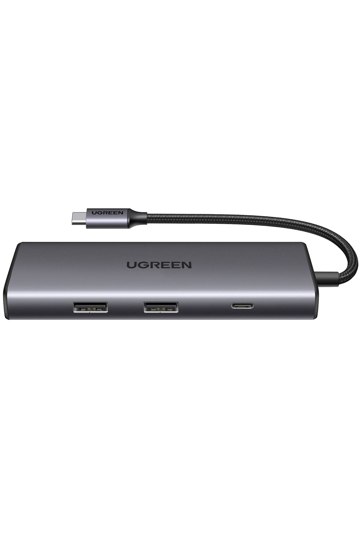 Ugreen-| USB-C To HDMI+2*USB 3.2 A+ USB-C 3.2+SD/TF+PD Converter |Gray 1