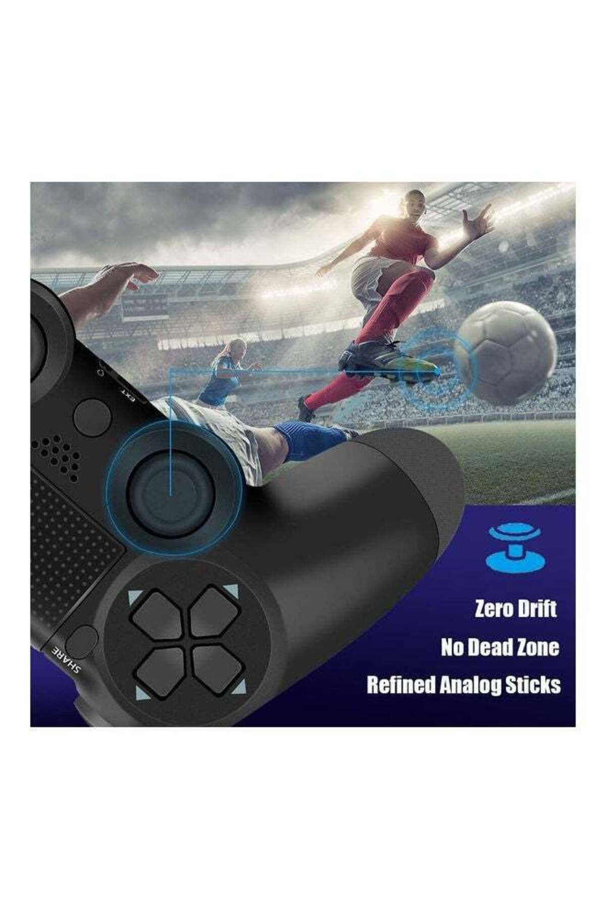 COOYA-Wireless Controller, Playstation 4 with Dual Vibration and Charging Cable, Remote Control Gamepad 5