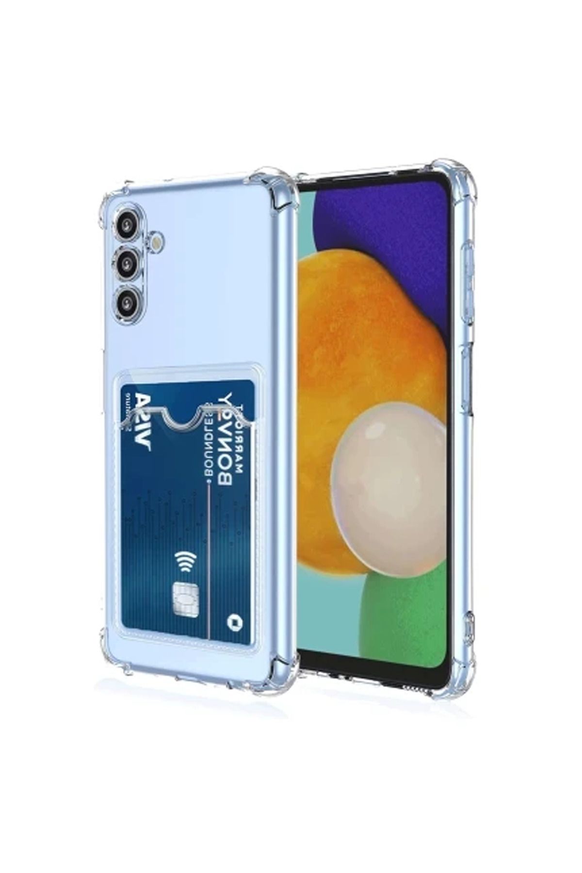 Nettech Samsung Galaxy A26 Uyumlu Kartlık Tipi Şeffaf Arka Koruma Kılıf (Şeffaf) NT-112282
