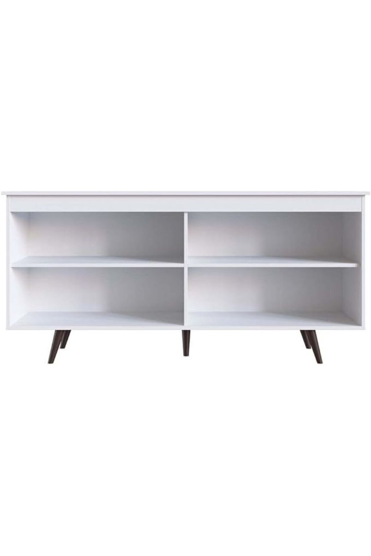 Danube Home-Railey TV Unit for TVs up to 50 Inches with Storage - White L150xW39xH59cm 3