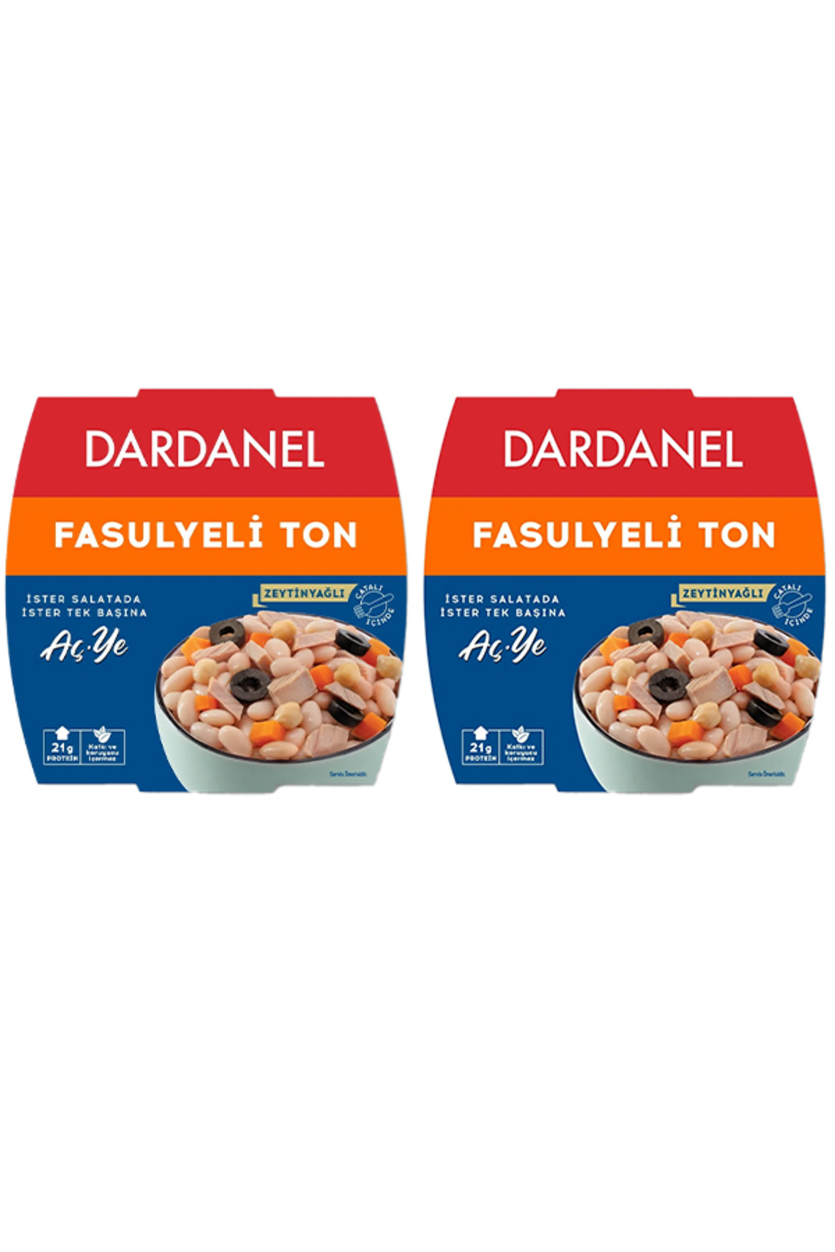 Dardanel Aç Ye Fasulyeli Ton Balığı 160 gr (2 Adet)