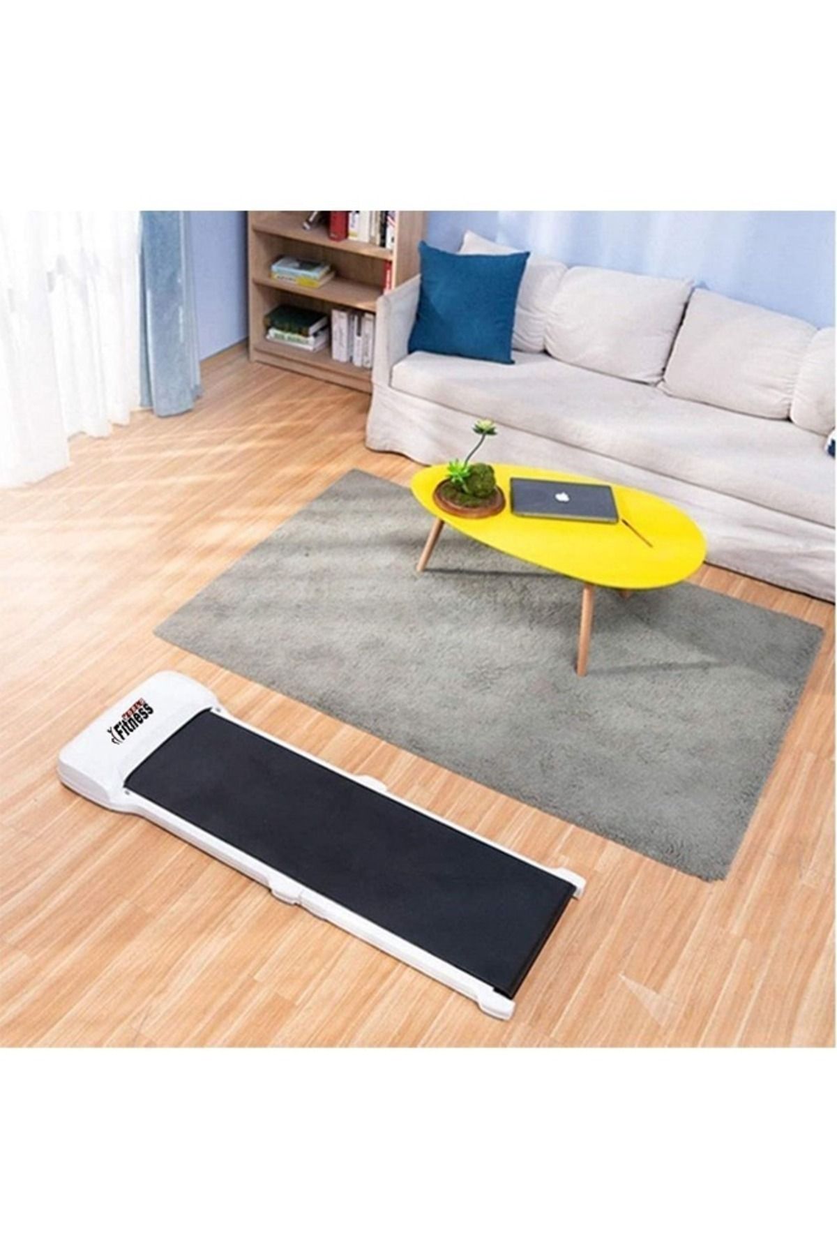 Fitness World-Folding Belt Trailer, Mini Noise Free Conveyor Home Flat Belt White- FW-322 6