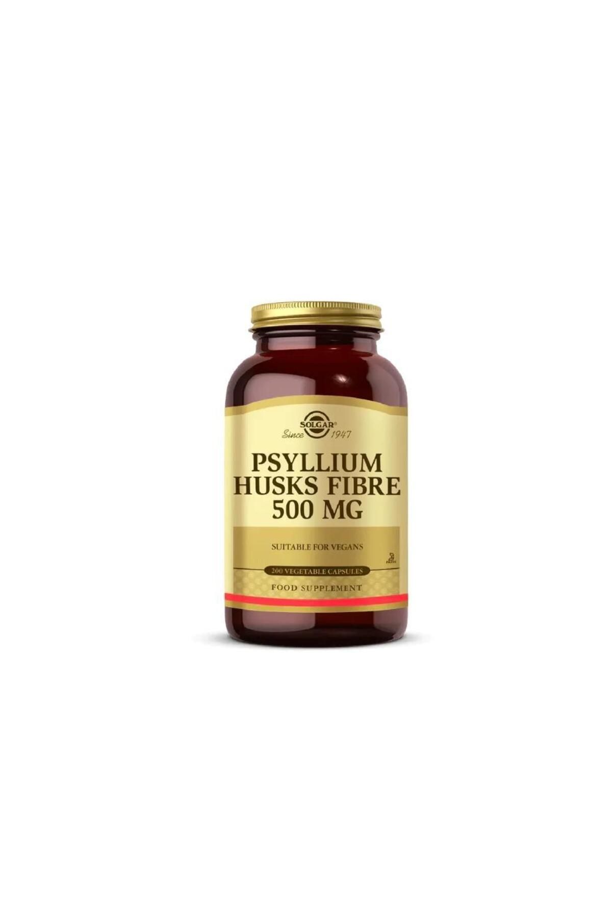 Solgar Psyllium Husks Fibre 500 mg 200 Kapsül