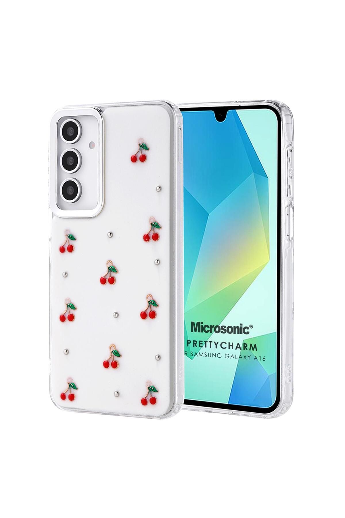 Microsonic Samsung Galaxy A25 Kılıf PrettyCharm Cherry