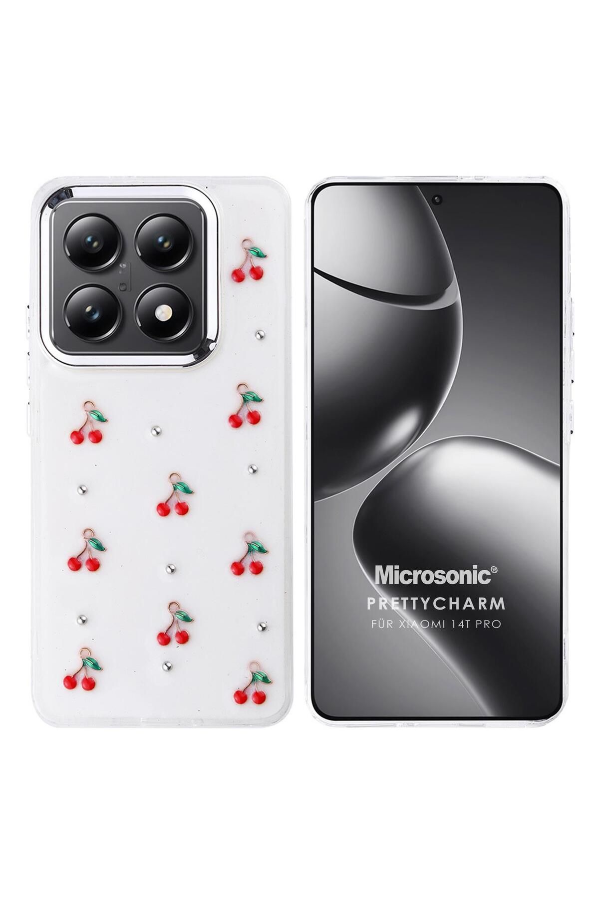 Microsonic Xiaomi Mi 14T Kılıf PrettyCharm Cherry