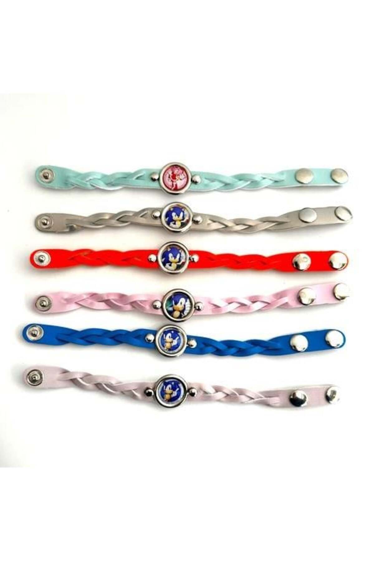 DODOMAR Deri bileklik SONİC Temalı 6lı paket
