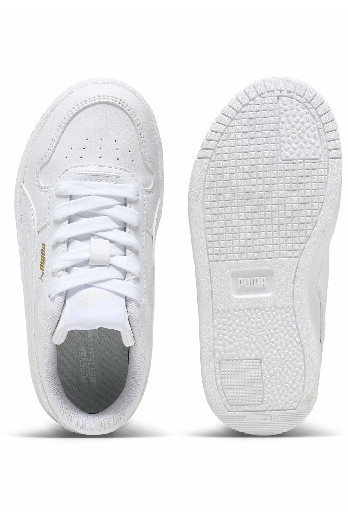 Puma-Adidași albi pentru copii 4