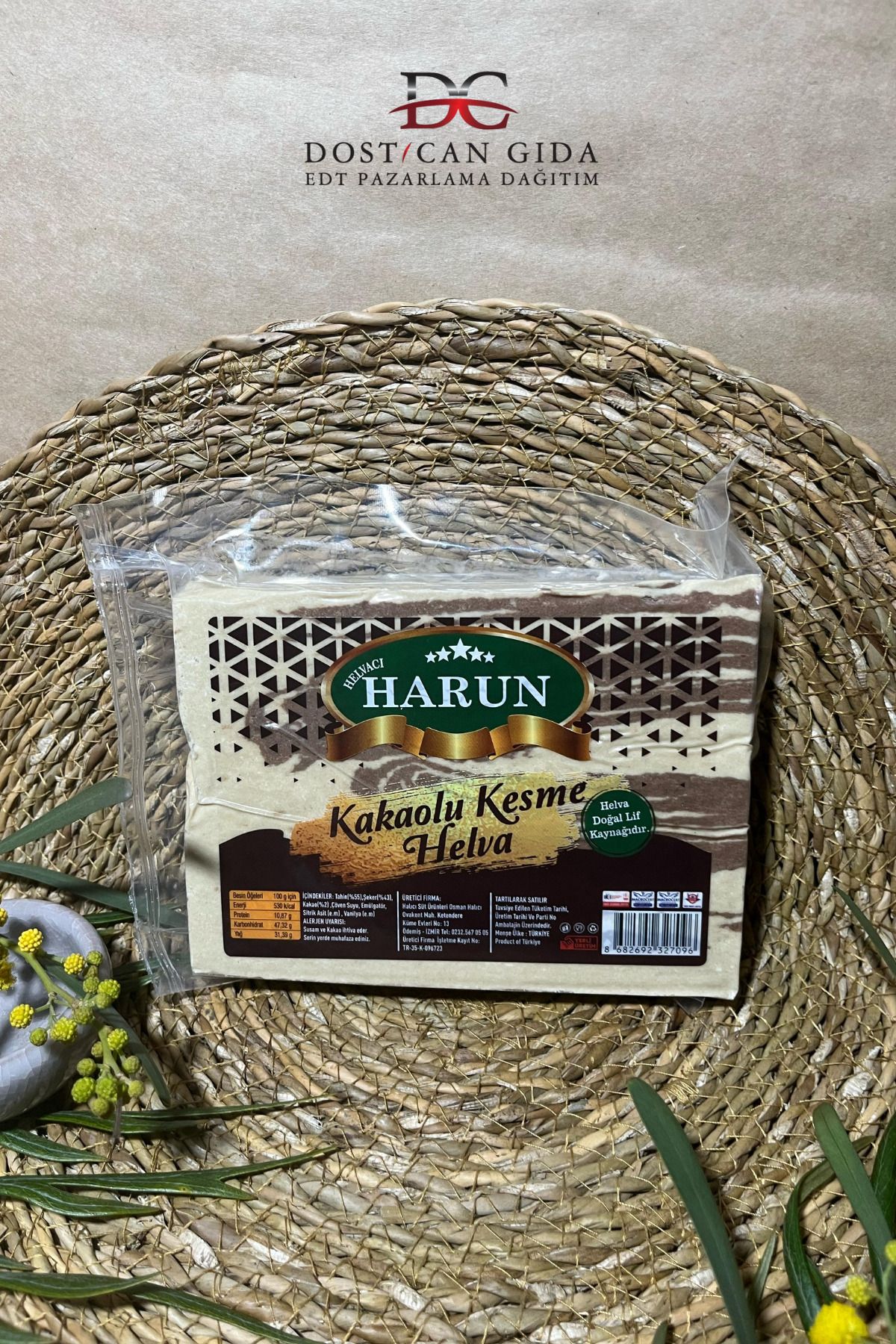 HARUN Kakao'lu Kesme Helva 500g