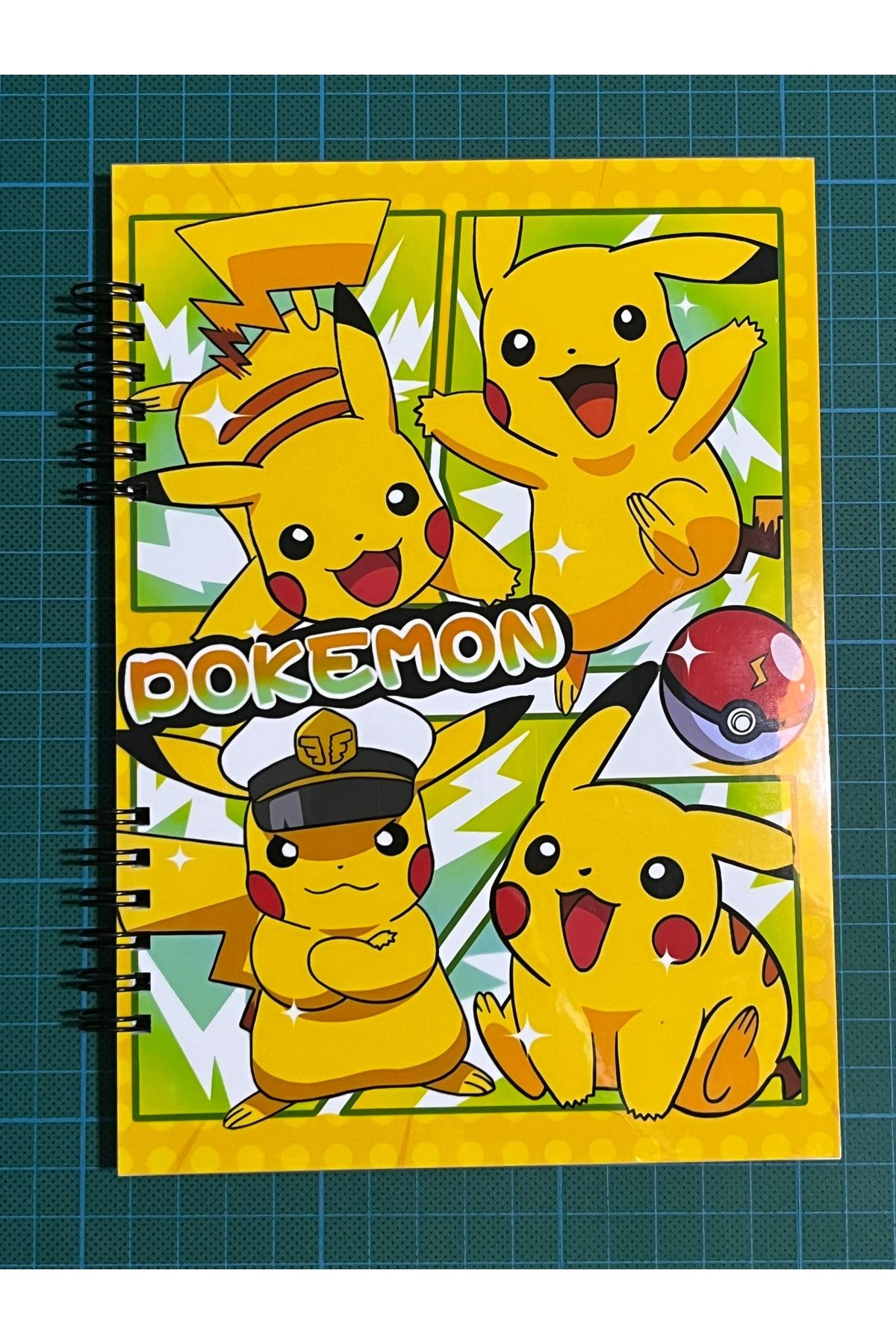 Cuppy Box-50 Sheets Pikaçu Notebook Equipped with Matte Sticker 1