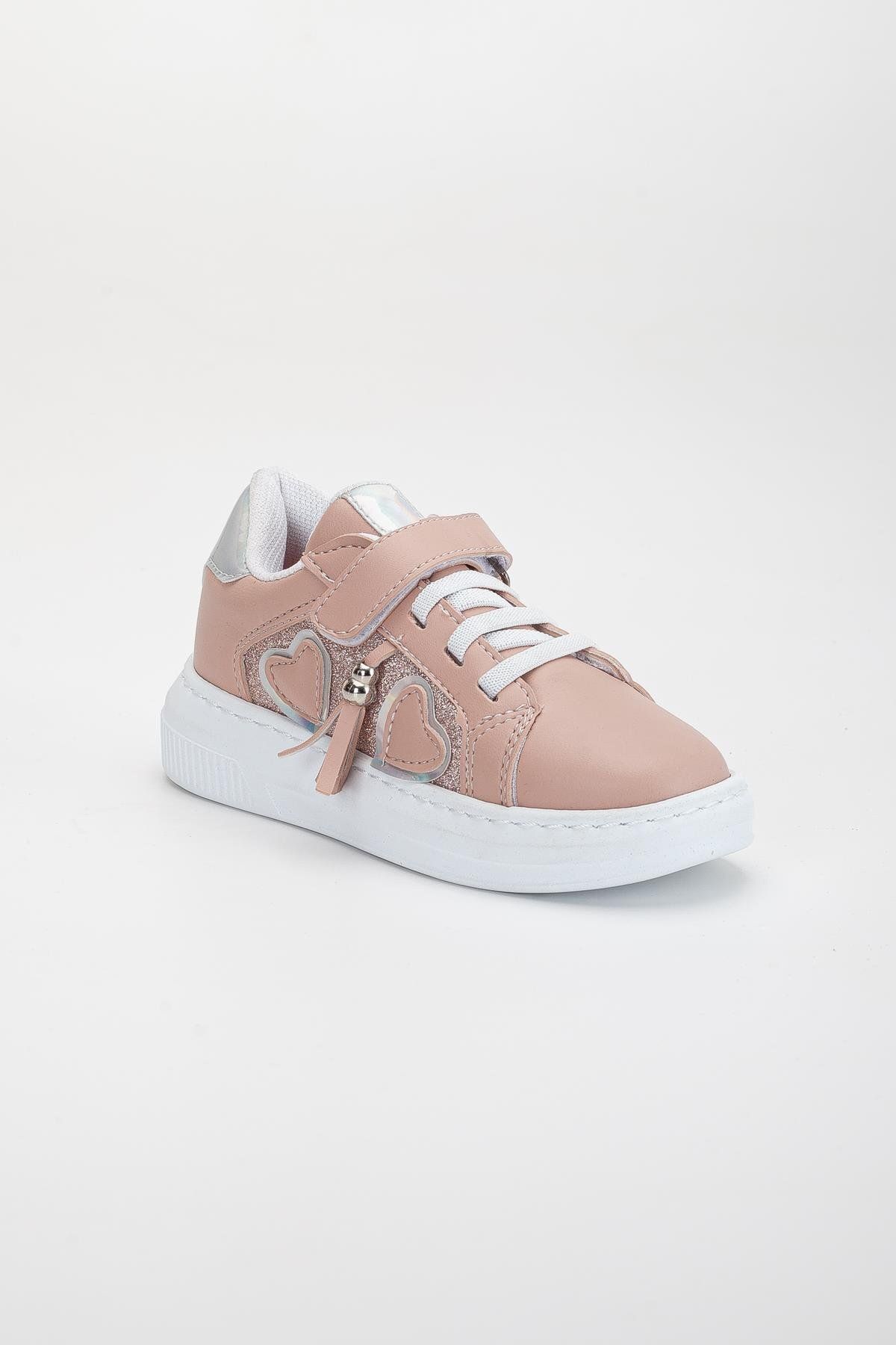 Dilimler Ayakkabı-Girl's Sports Shoes - Powder Side Tassel Stitched Sole 3