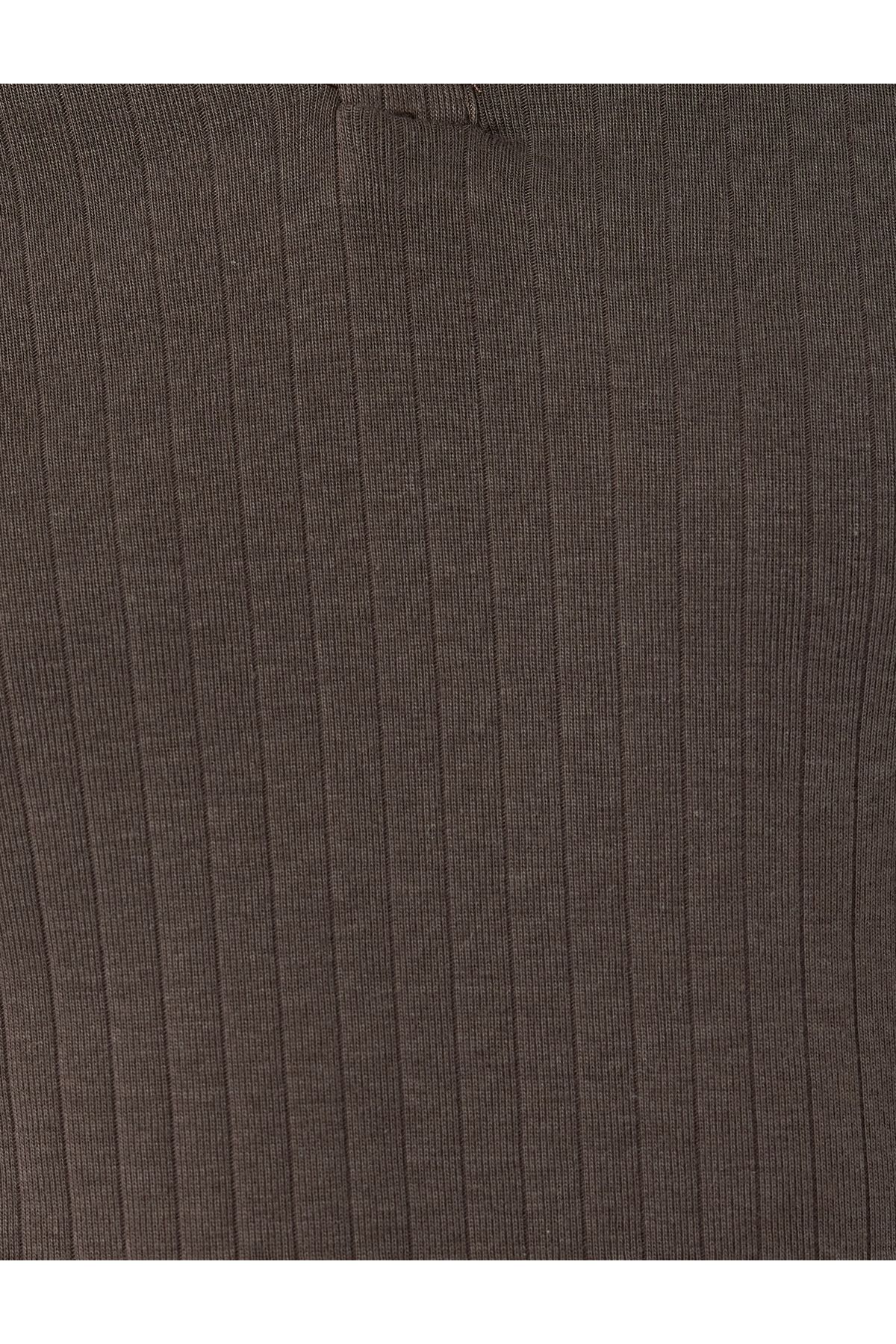 Koton-Kurzärmliges, schmal geschnittenes Baumwoll-T-Shirt mit Polokragen 6
