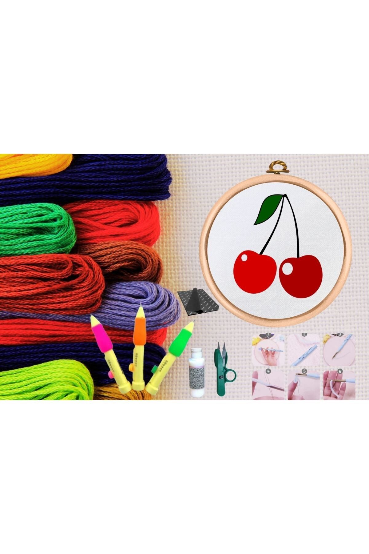 KfksStore Punch Seti Nakış Seti Kasnaklı Kendin Yap Seti Seri 3