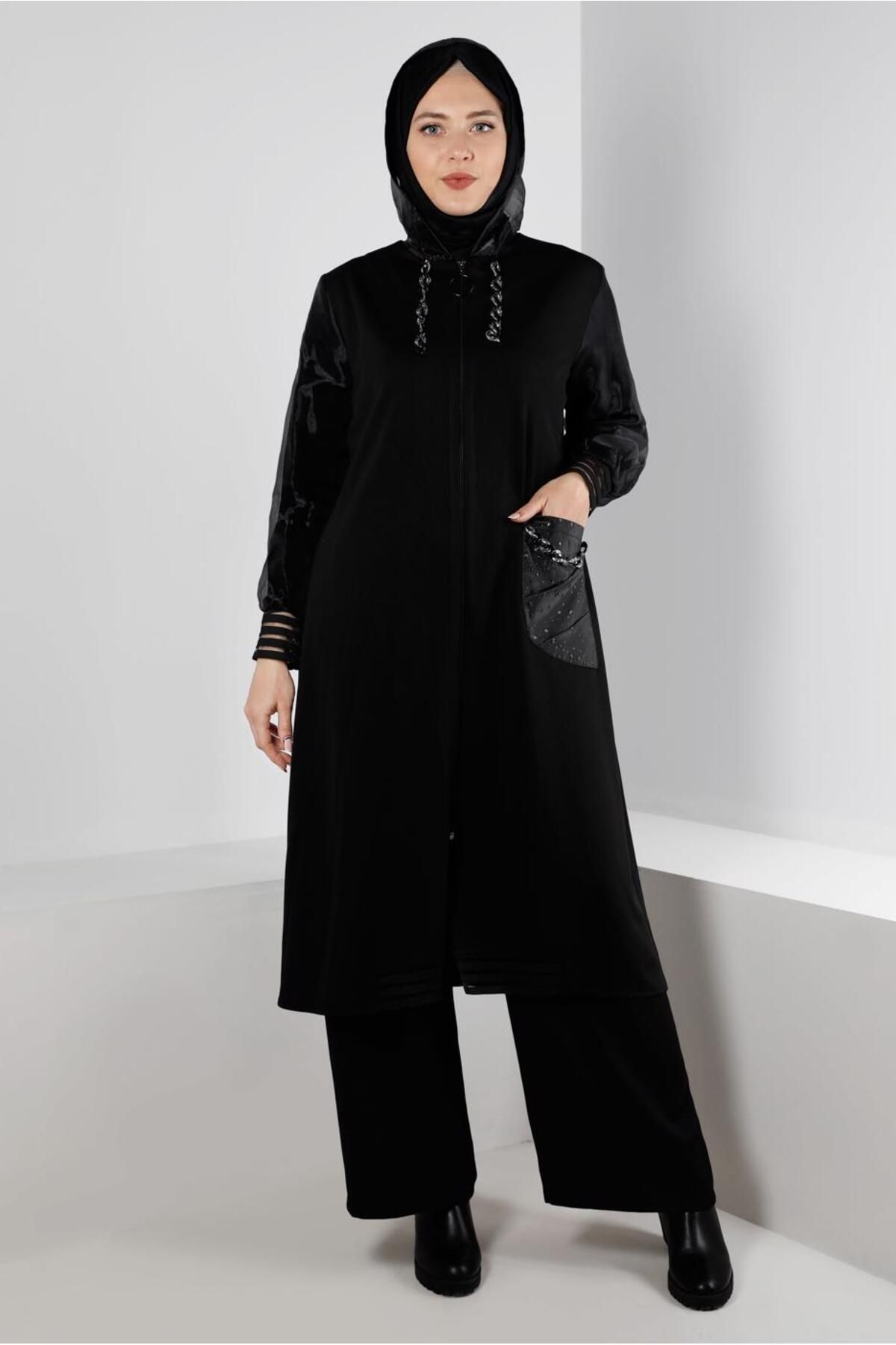 مدل 20325 مدل لباس پوشیدن و مدل GO DETAILED TULLE HODED Alvina