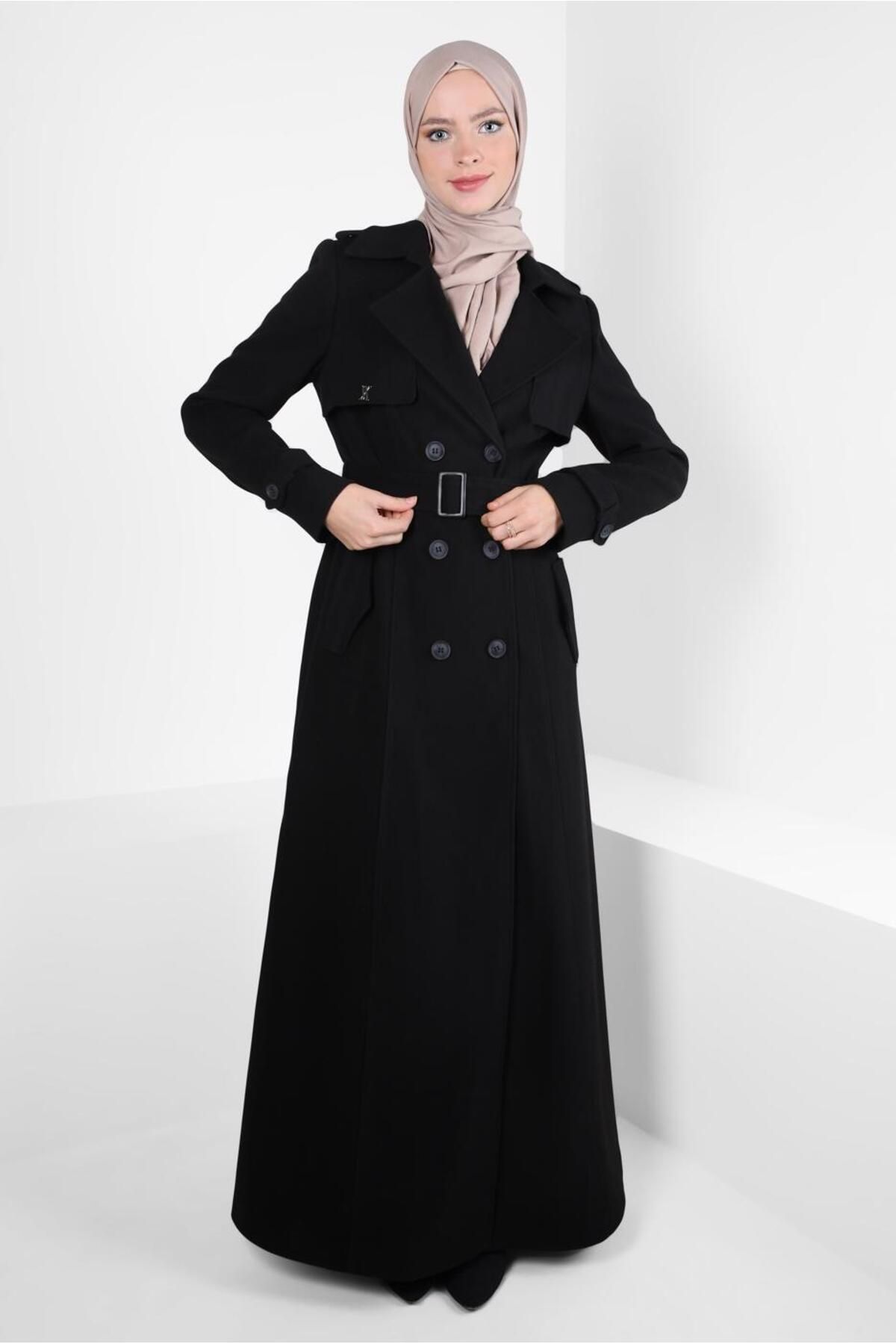 مانتو کمربند 90438 Alvina