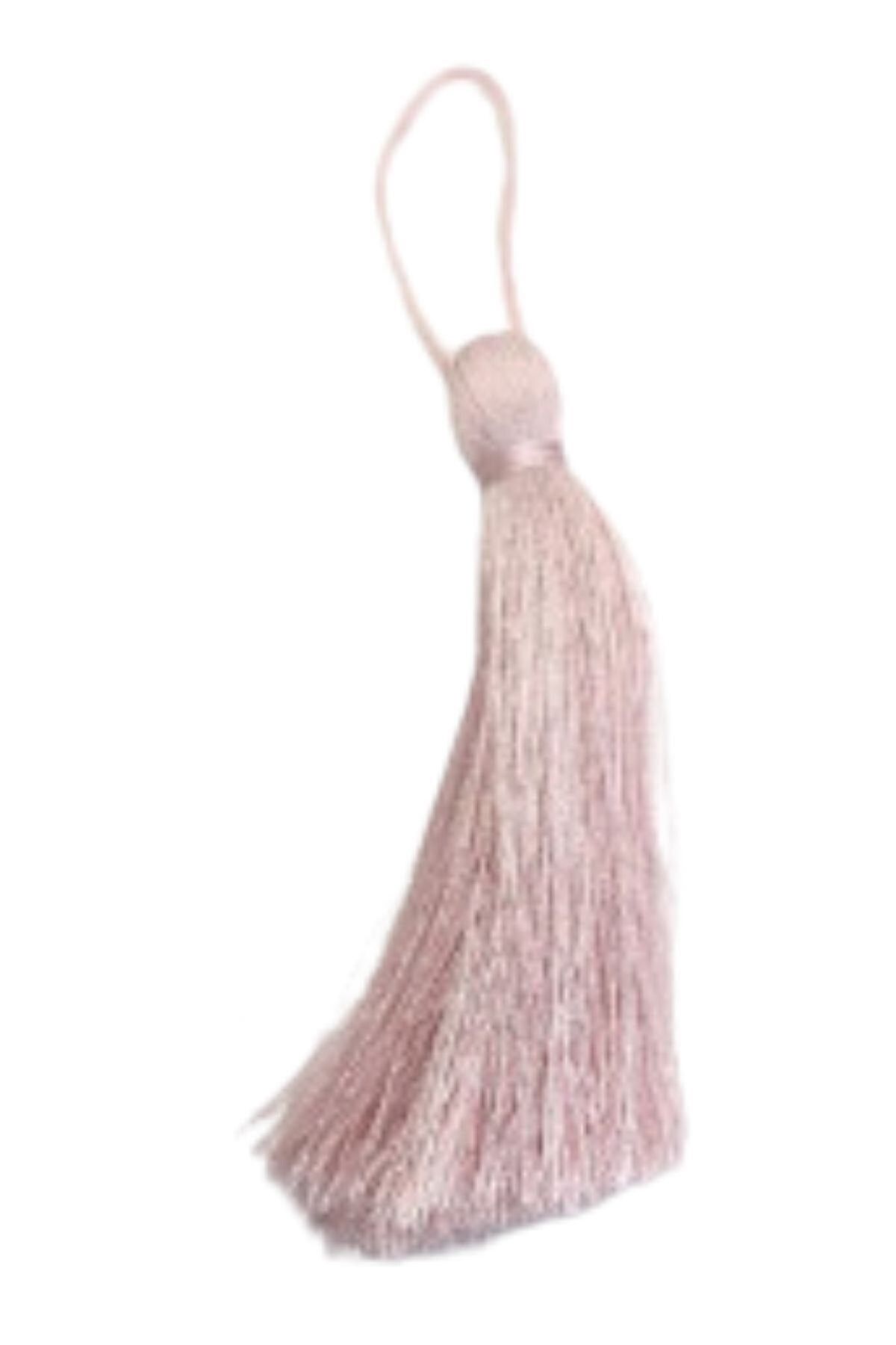 BirdoluSepet Püskül Tekli 10 cm 1 Adet Toz Pembe