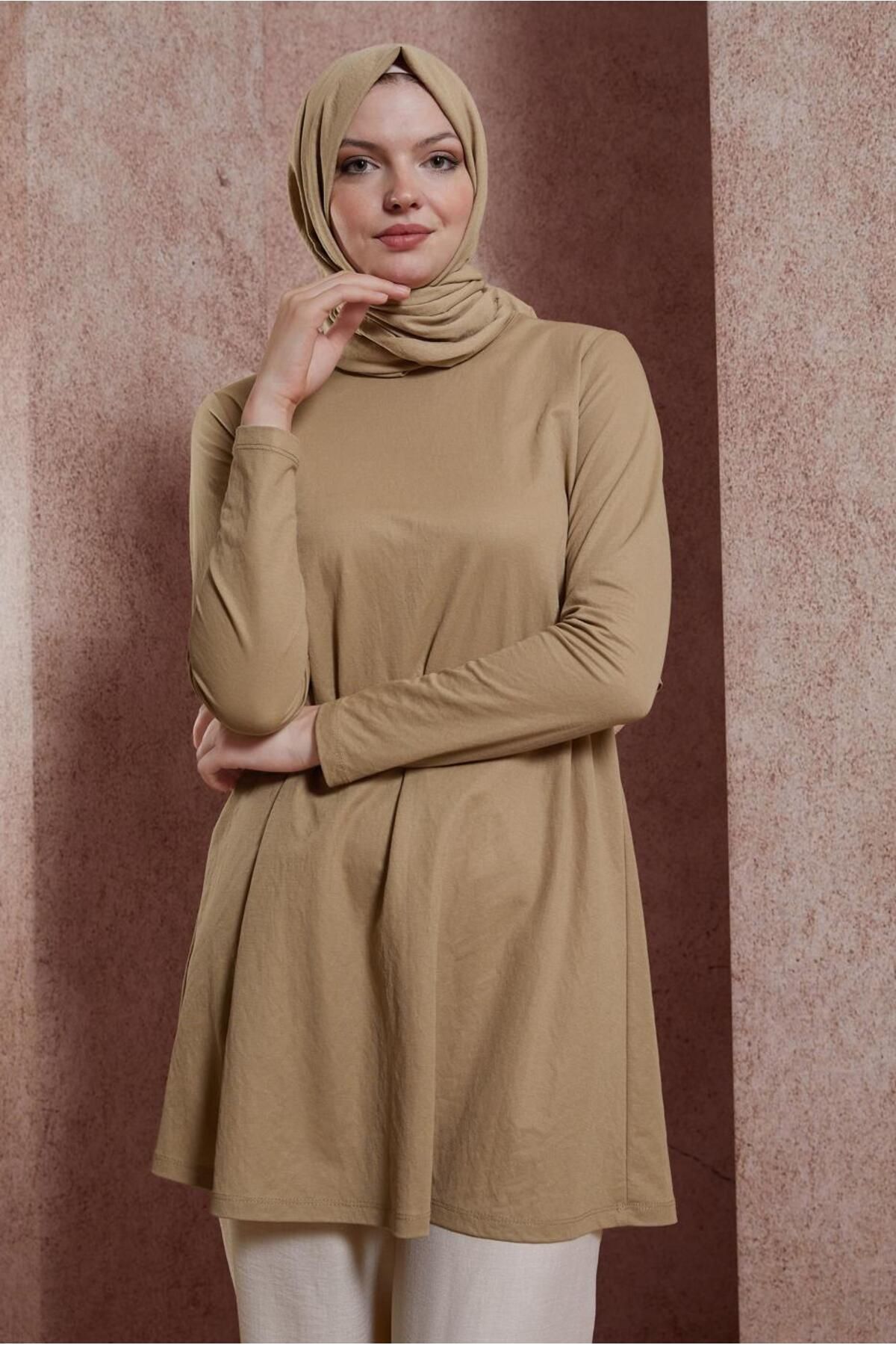 تونیک ساده گردن خدمه 44646 Alvina