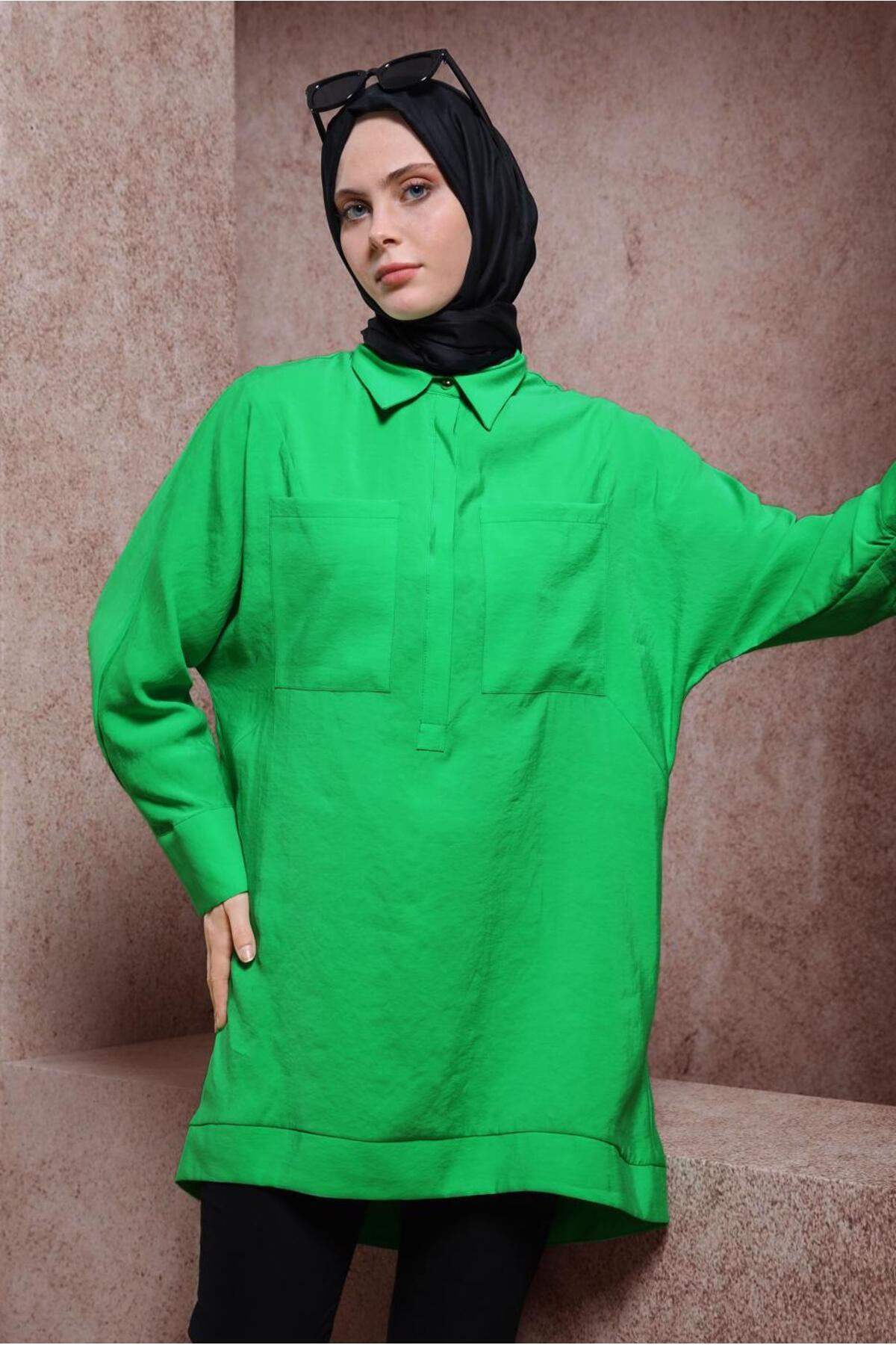 آلوینا پیراهن یقهدار تونیک ۴۴۴۳۳ آلوینا پیراهن یقهدار تونیک ۴۴۴۳۳