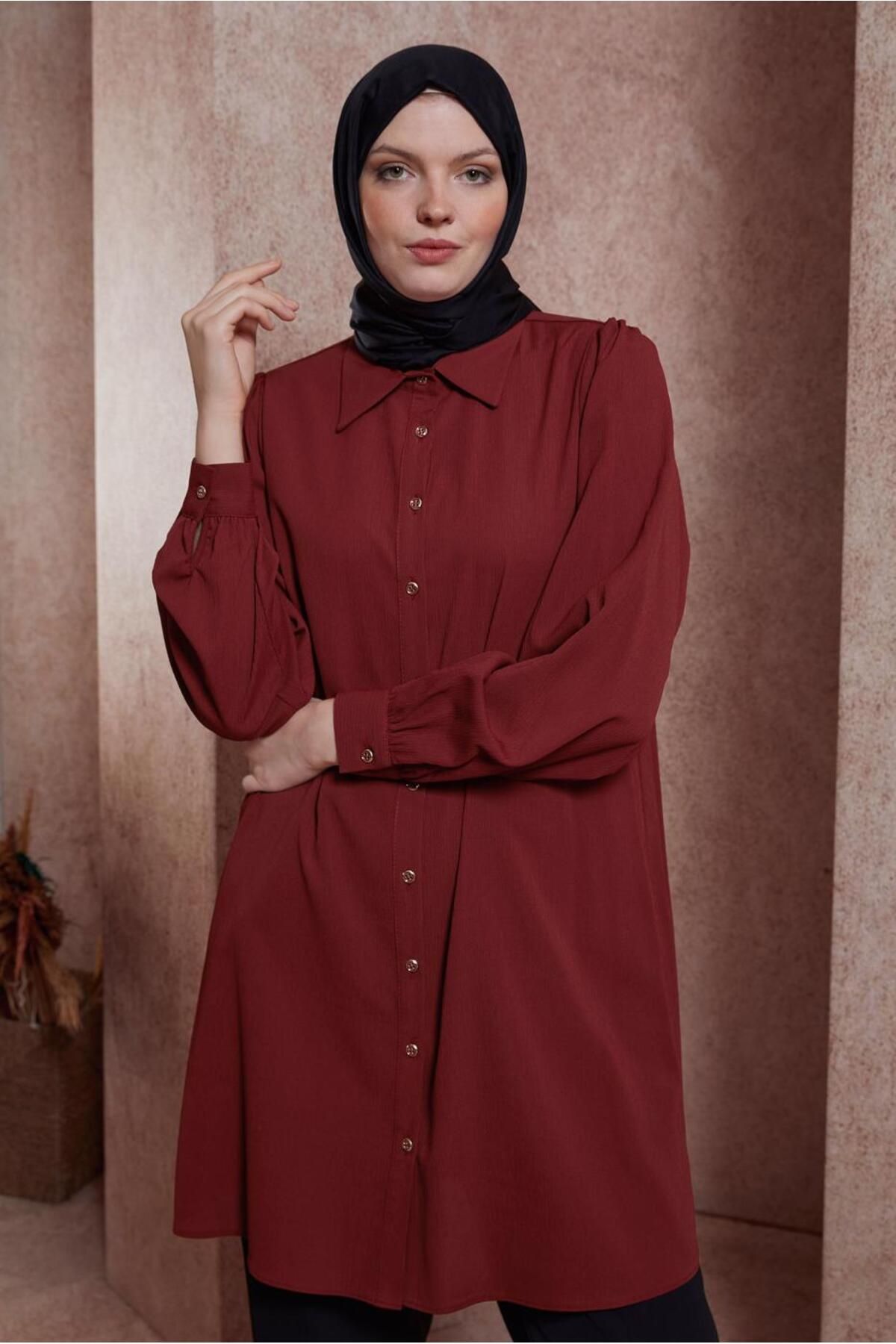 تونیک یقه پیراهن 44474 Alvina