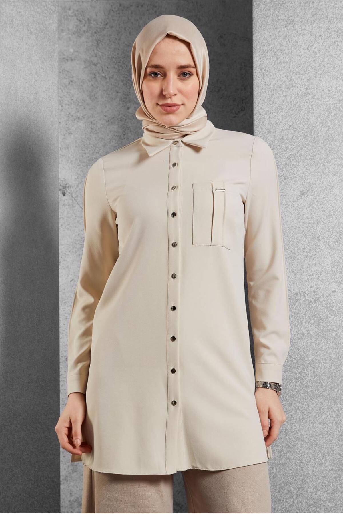 تونیک یقه پیراهن 45295 Alvina