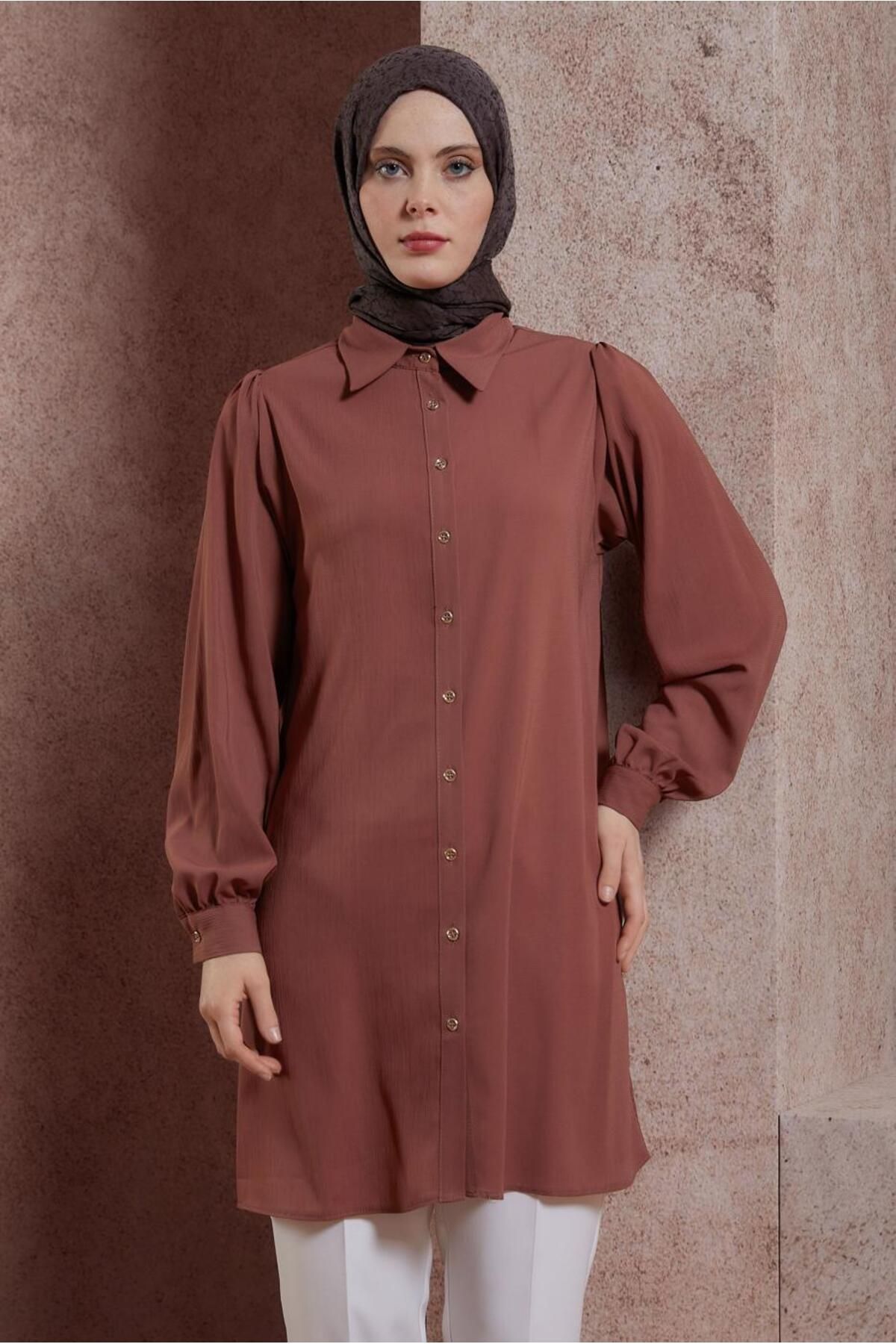 تونیک یقه پیراهن 44474 Alvina