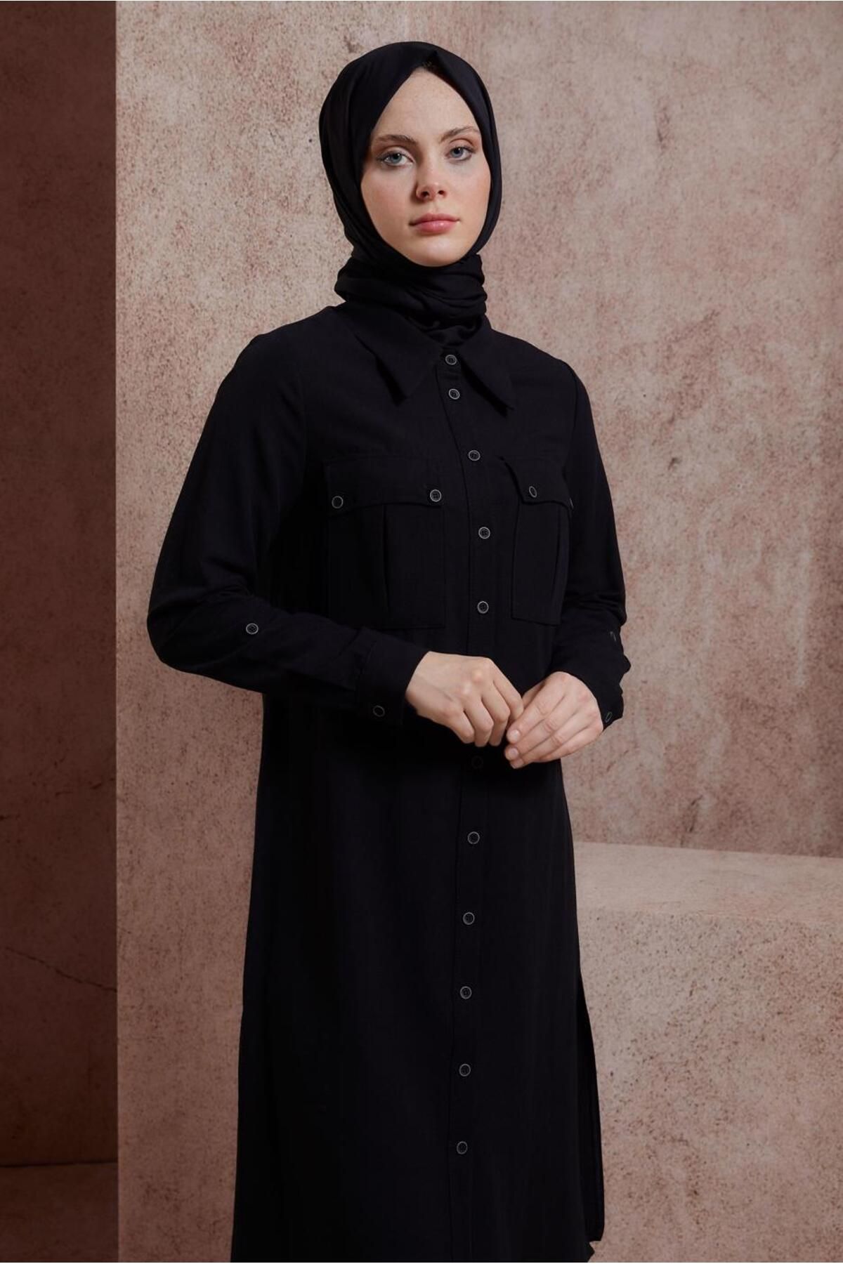 تونیک بافت کتان 44491 Alvina