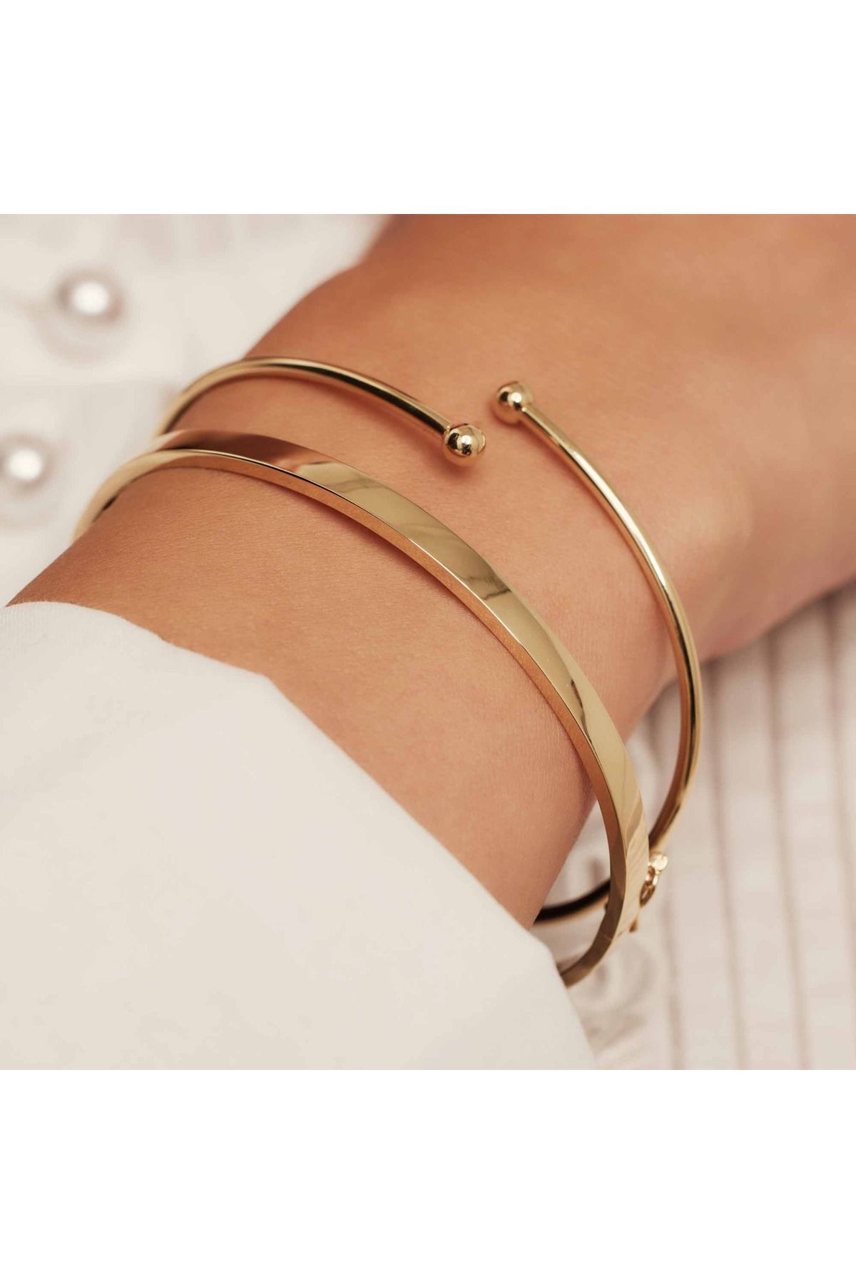 Isabel Bernard-Cadeau D'isabel 14 Karat Gold Armband, Armreif Und Creolen Geschenkset Ib90179 4