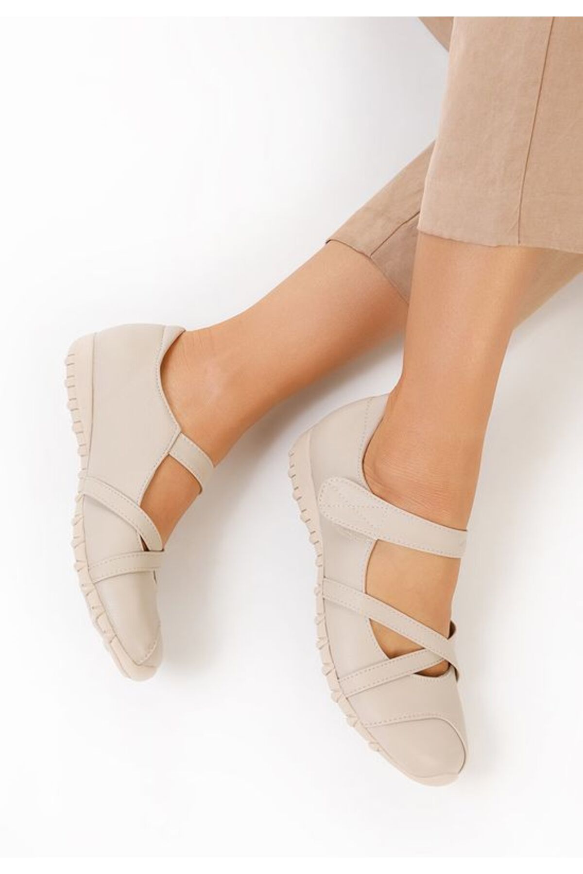 B T Shoes-Balerini sport Espada bej 1