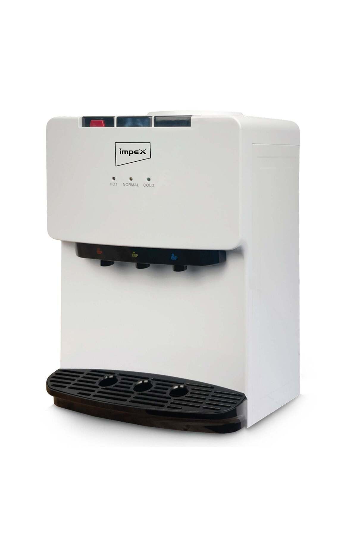 İMPEX-Impex Water Dispenser With 3 Temperature Settings Table Top Stainless Steel Tank WD 3903B 1