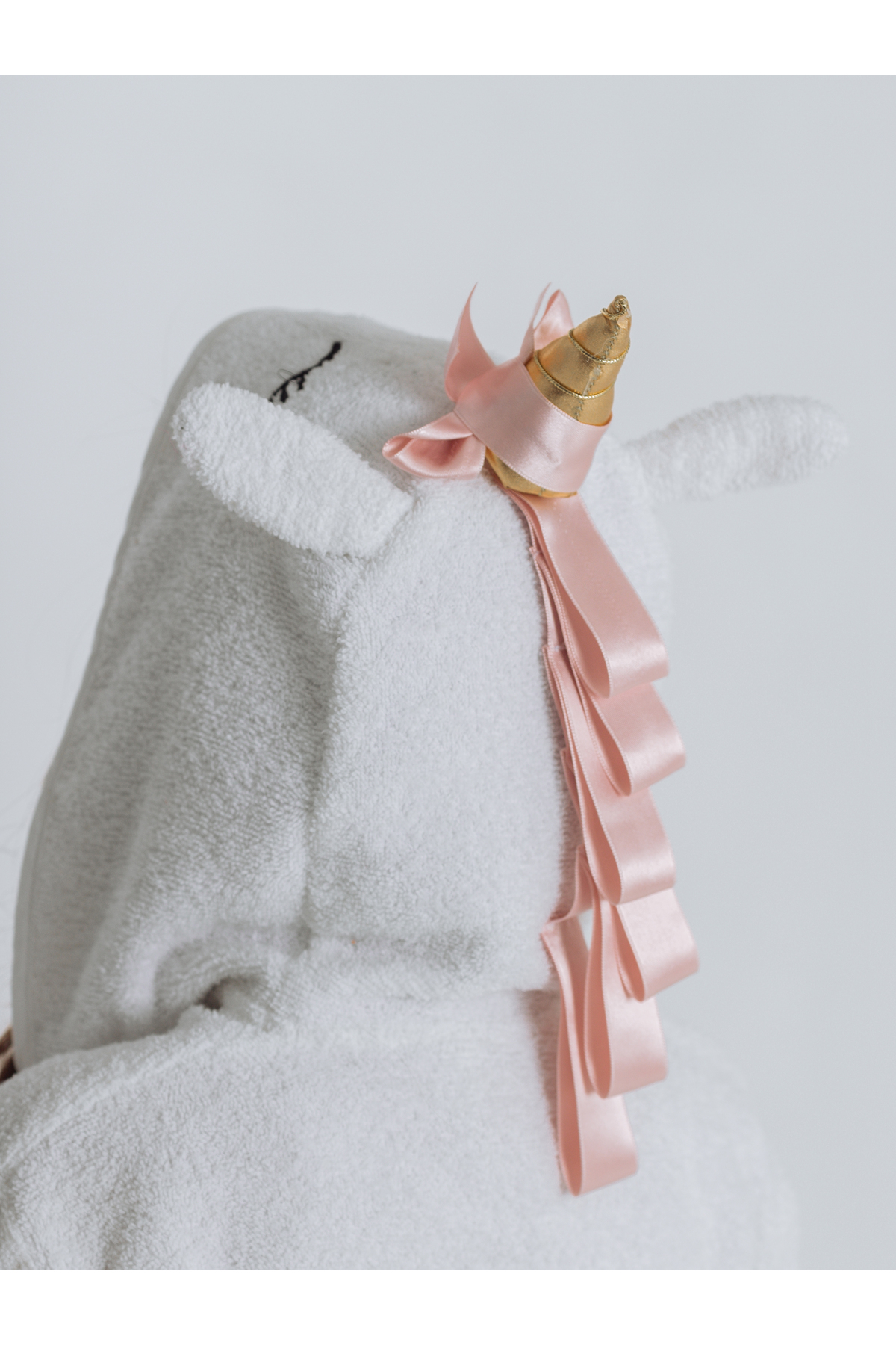 Formeya Kapşonlu Çocuk Bornoz %100 Pamuklu Su Emici Hayvan Figürlü fotoğrafı 5 (önizleme)